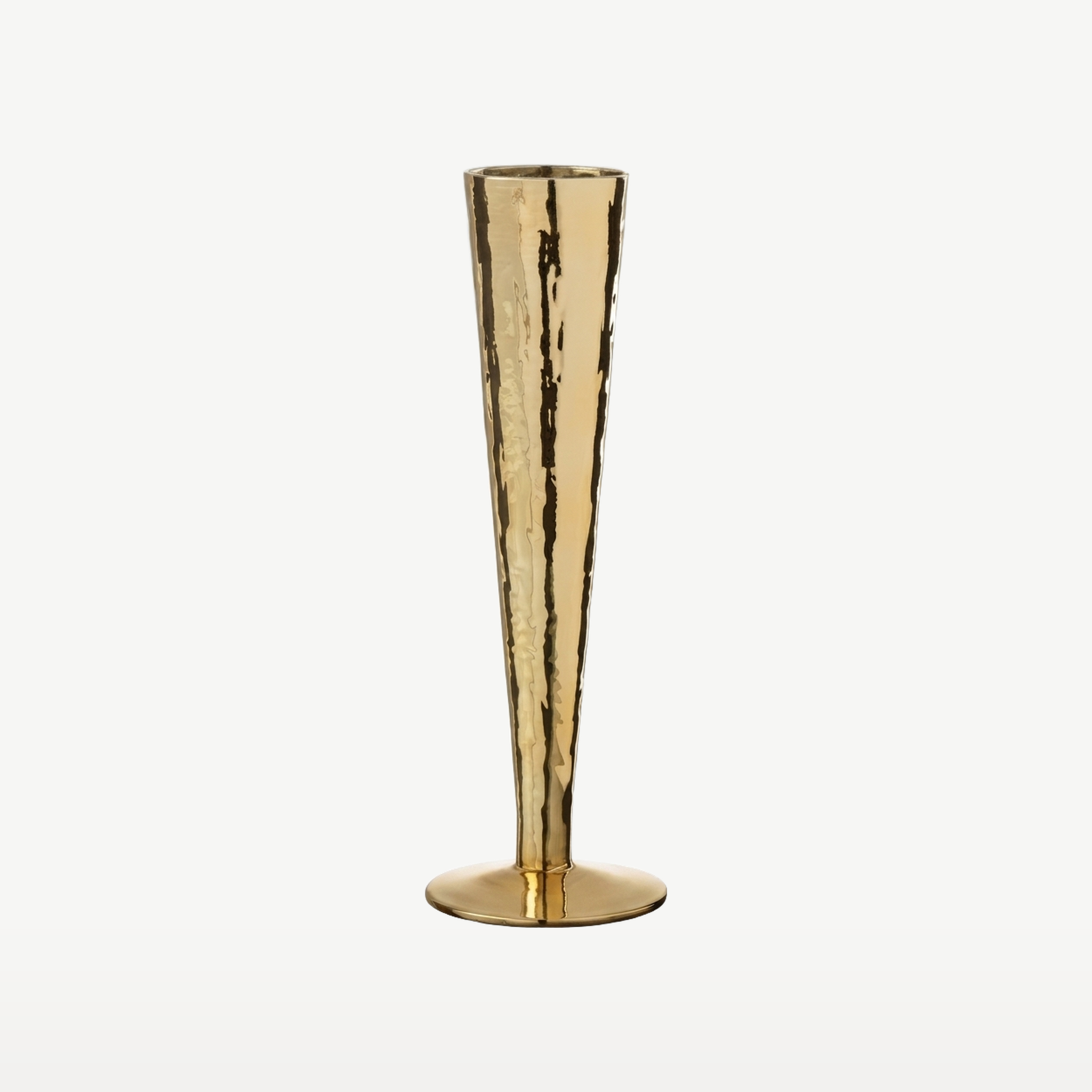 J-Line Champagneglas 15 Cl Onregelmatig Goud - Glazen.nl