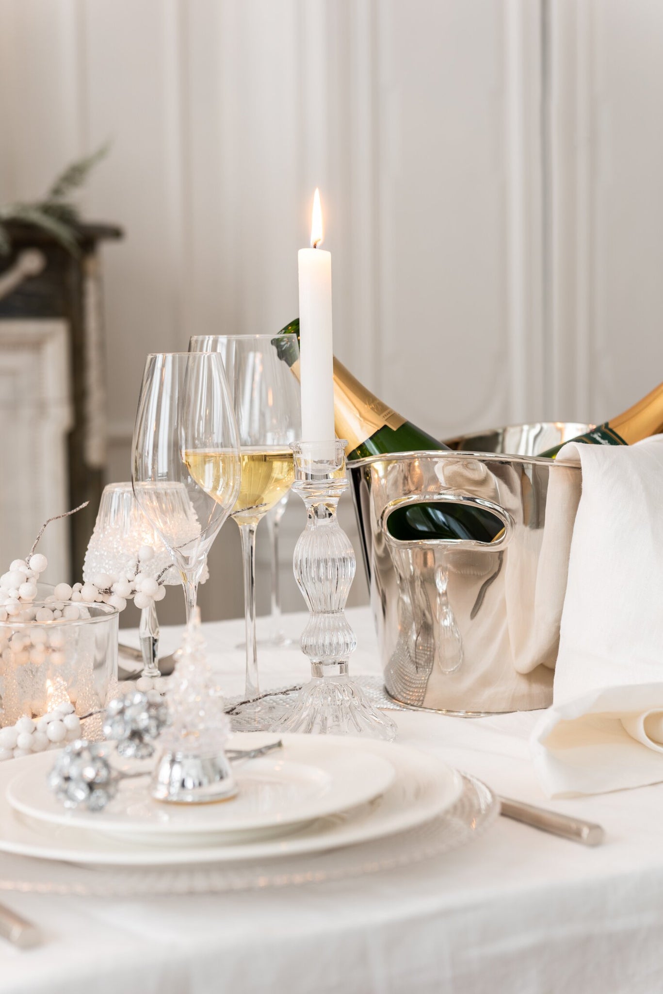 J-Line Leti Champagnerglas 32 Cl Transparent