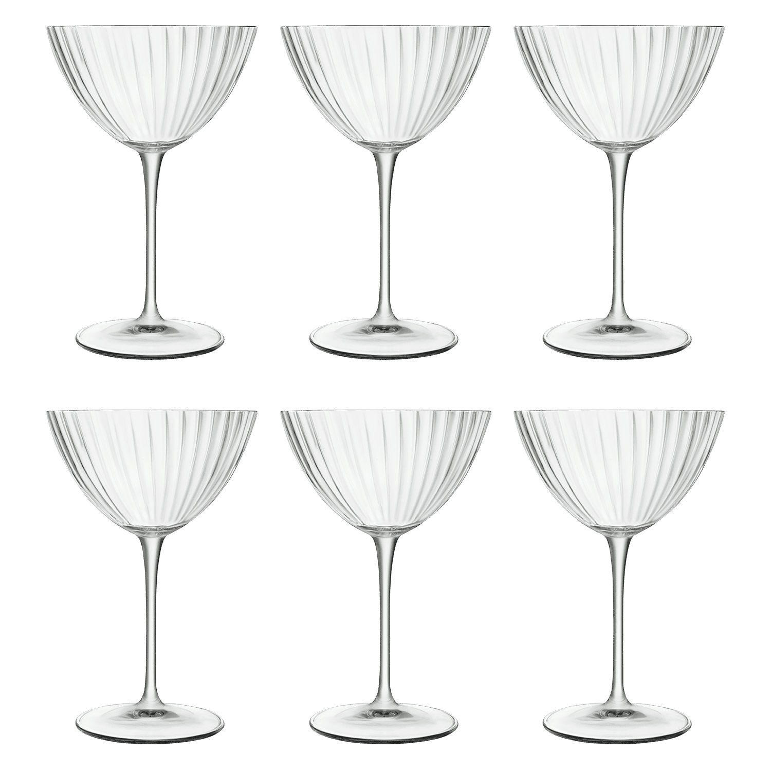 Luigi Bormioli Speakeasies Swing Martiniglas 22 Cl - 6 Stuks - Glazen.nl