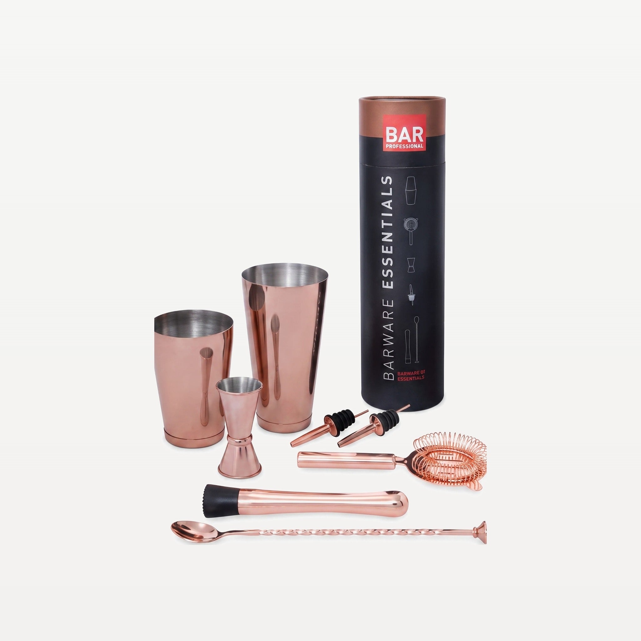 Bar Professional Barkit Koker Koper Cocktail Set
