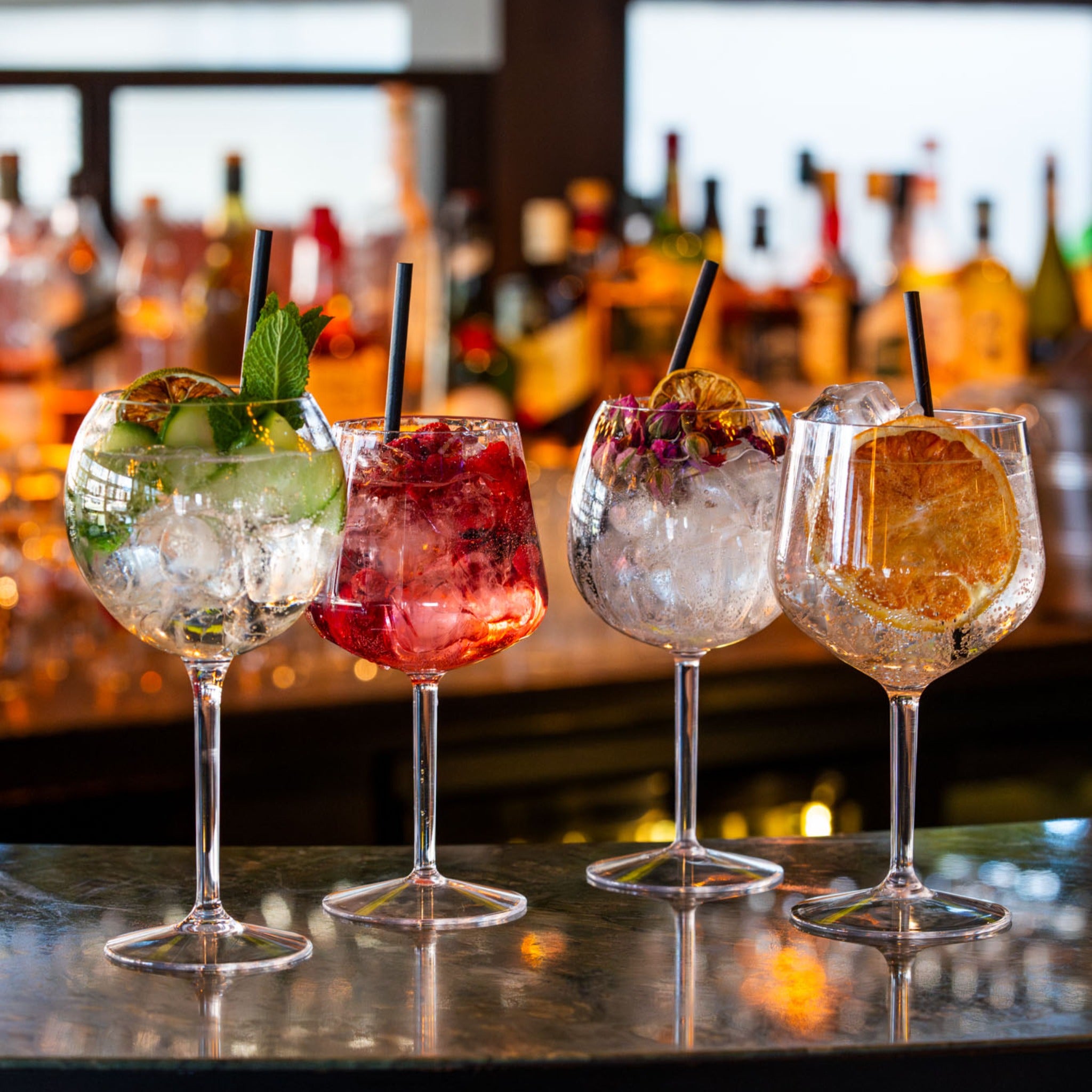Bar Professional Gin Tonic Glas Kunststof 75 Cl - detail