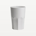 Bar Professional Granity Long Drink Glass, White, Unbreakable, 40 Cl - 5 Pieces