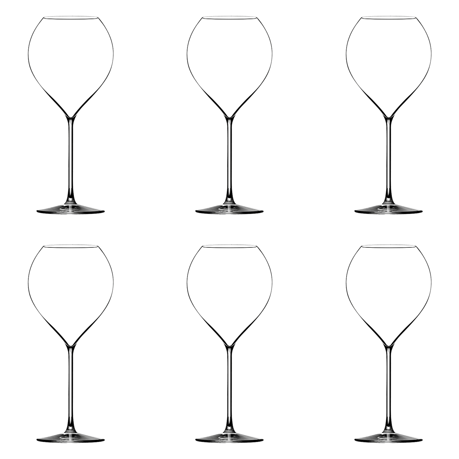 Lehmann Synergie Wijnglas 52 Cl - 6 Stuks - Glazen.nl