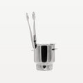 Bar Professional Mini Ice Bucket with Tongs Stainless Steel 1 Liter