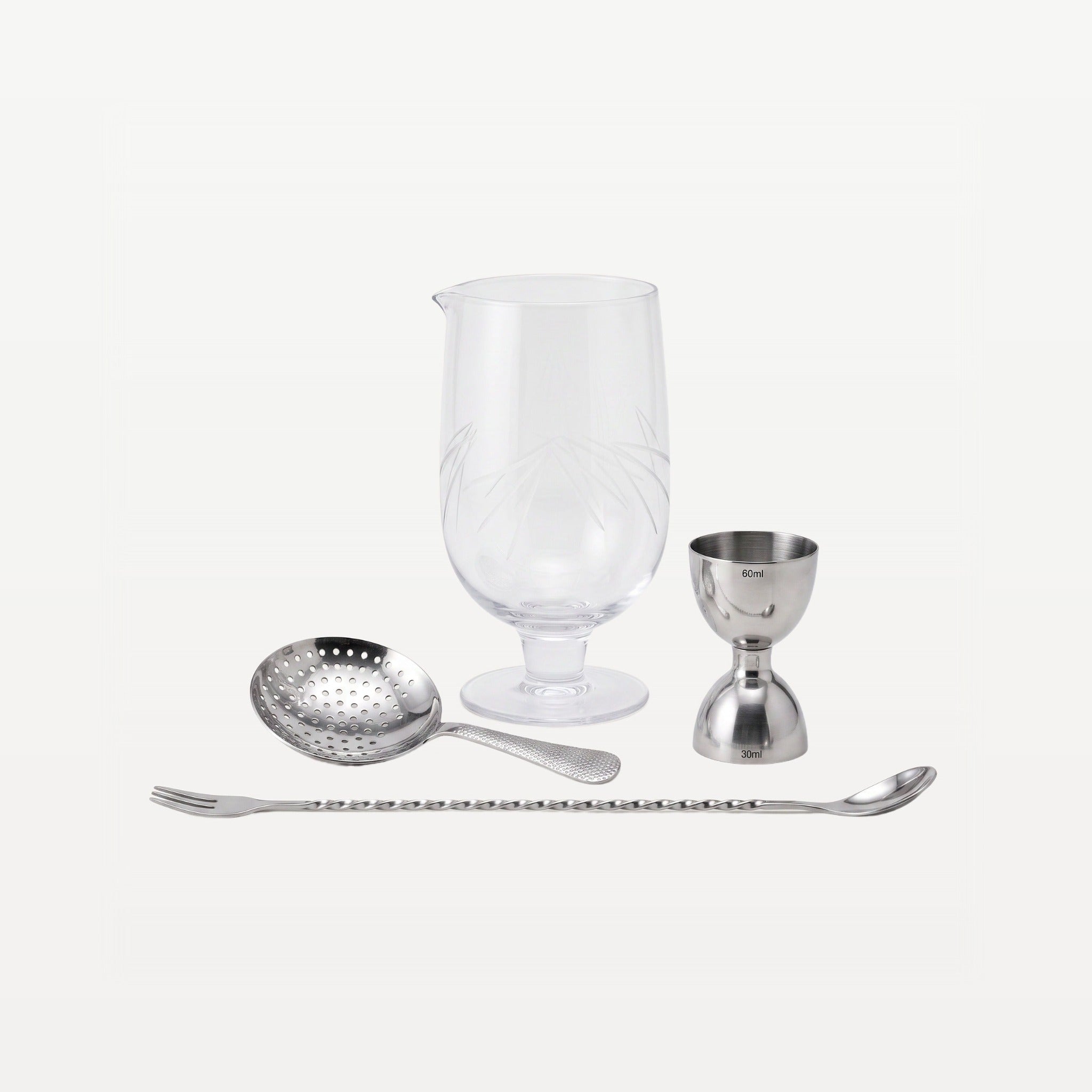 Bar Professional Speakeasy Mixing Set RVS 4-Delig