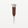 Bar Professional Stainless Steel Ice Pick with Wooden Handle, 1-Point