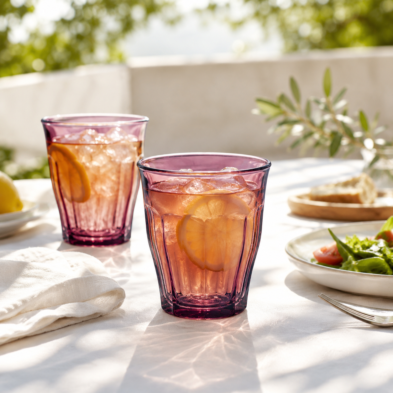 Duralex Picardie Trinkbecher 25 cl Lila – 6 Stück