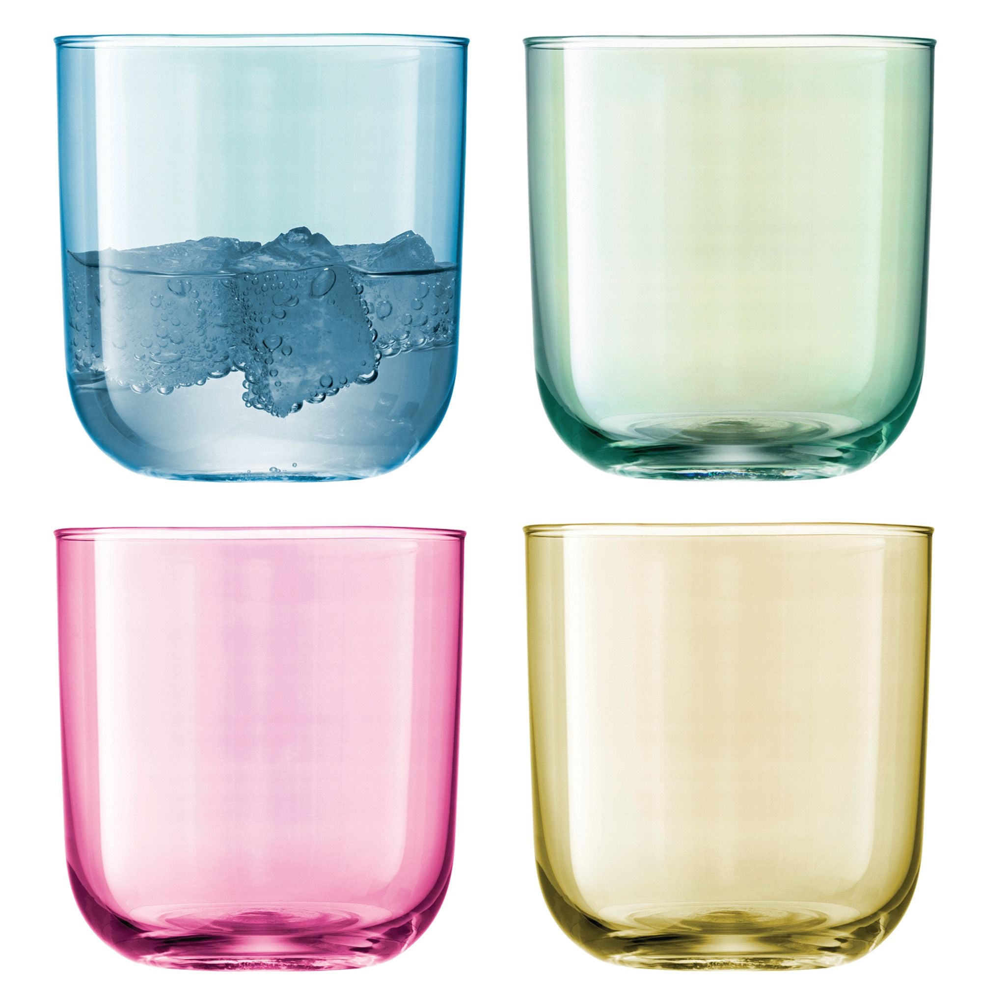 Polka Trinkgläser 420 ml 4er-Set sortiert