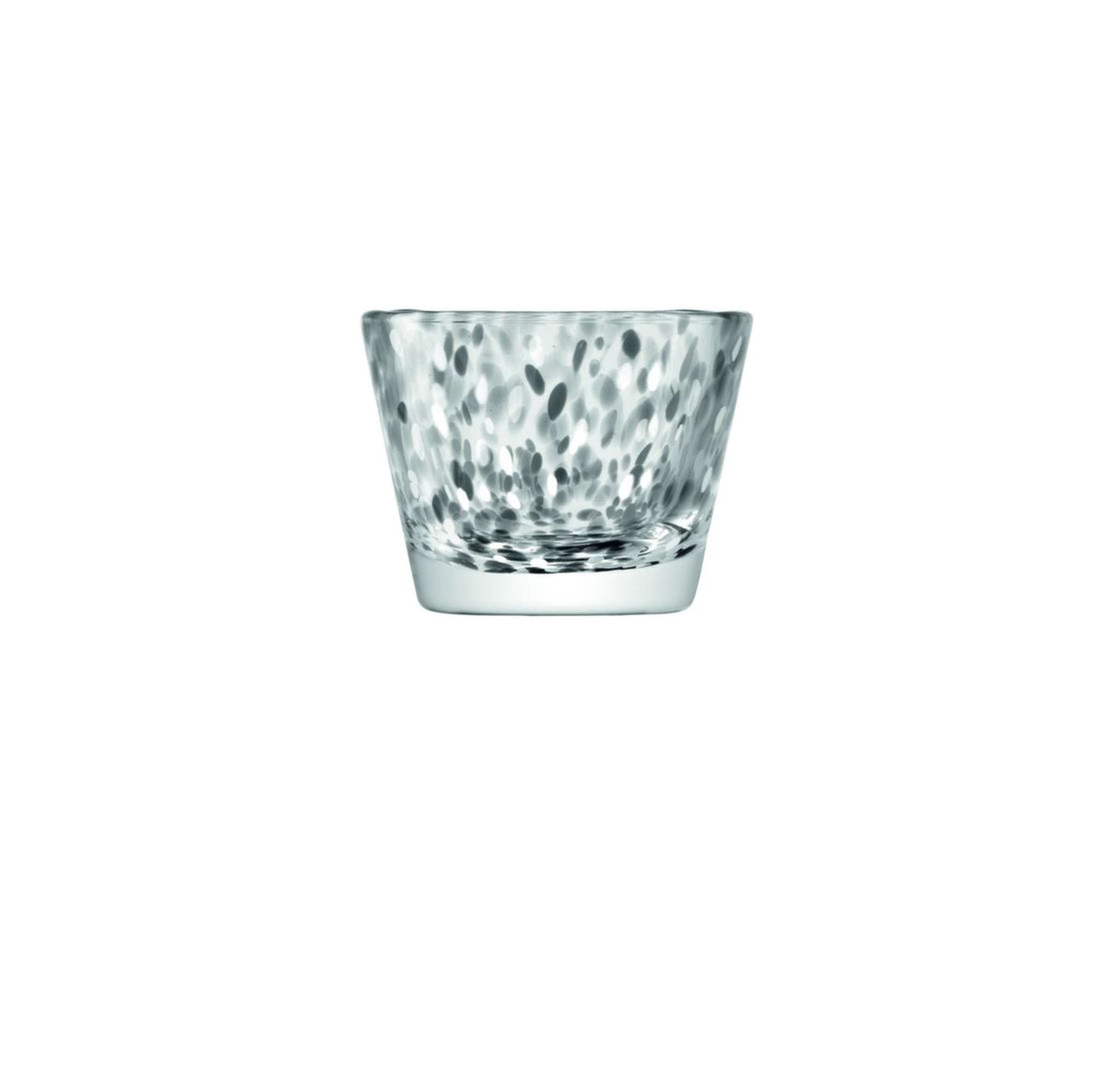 L.S.A. Asher Wasserglas 34 Cl Grau Gesprenkelt