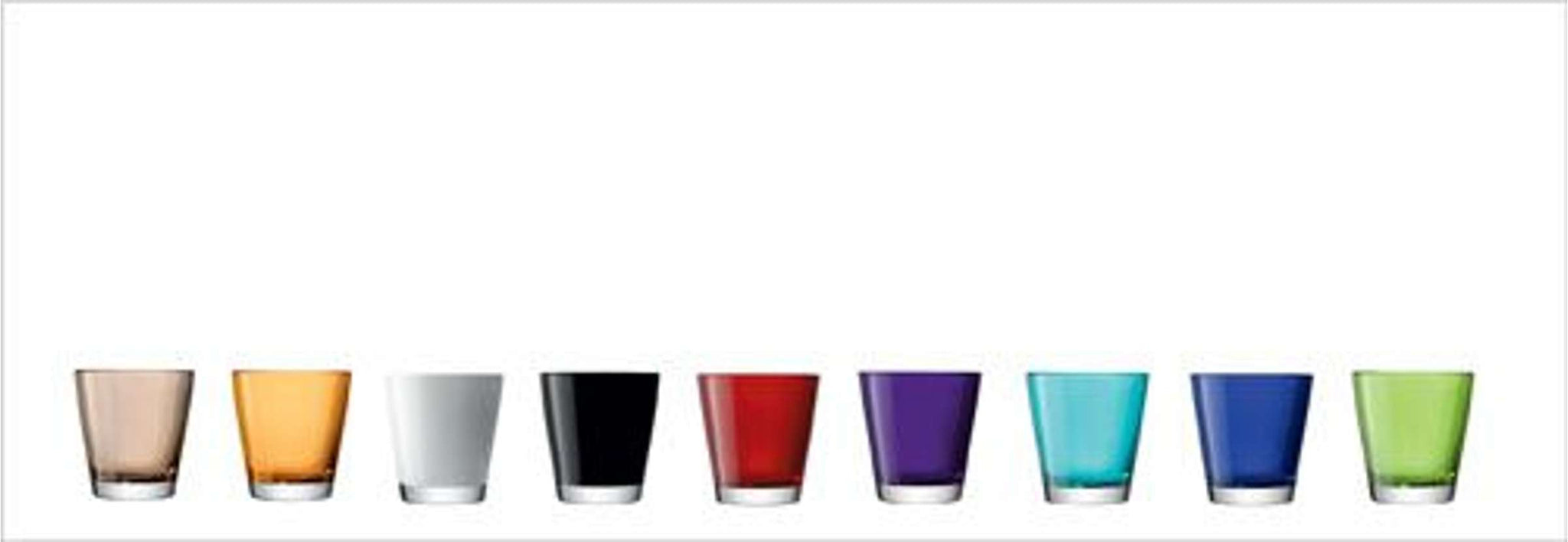 L.S.A. Asher Wasserglas 34 Cl Grau Gesprenkelt