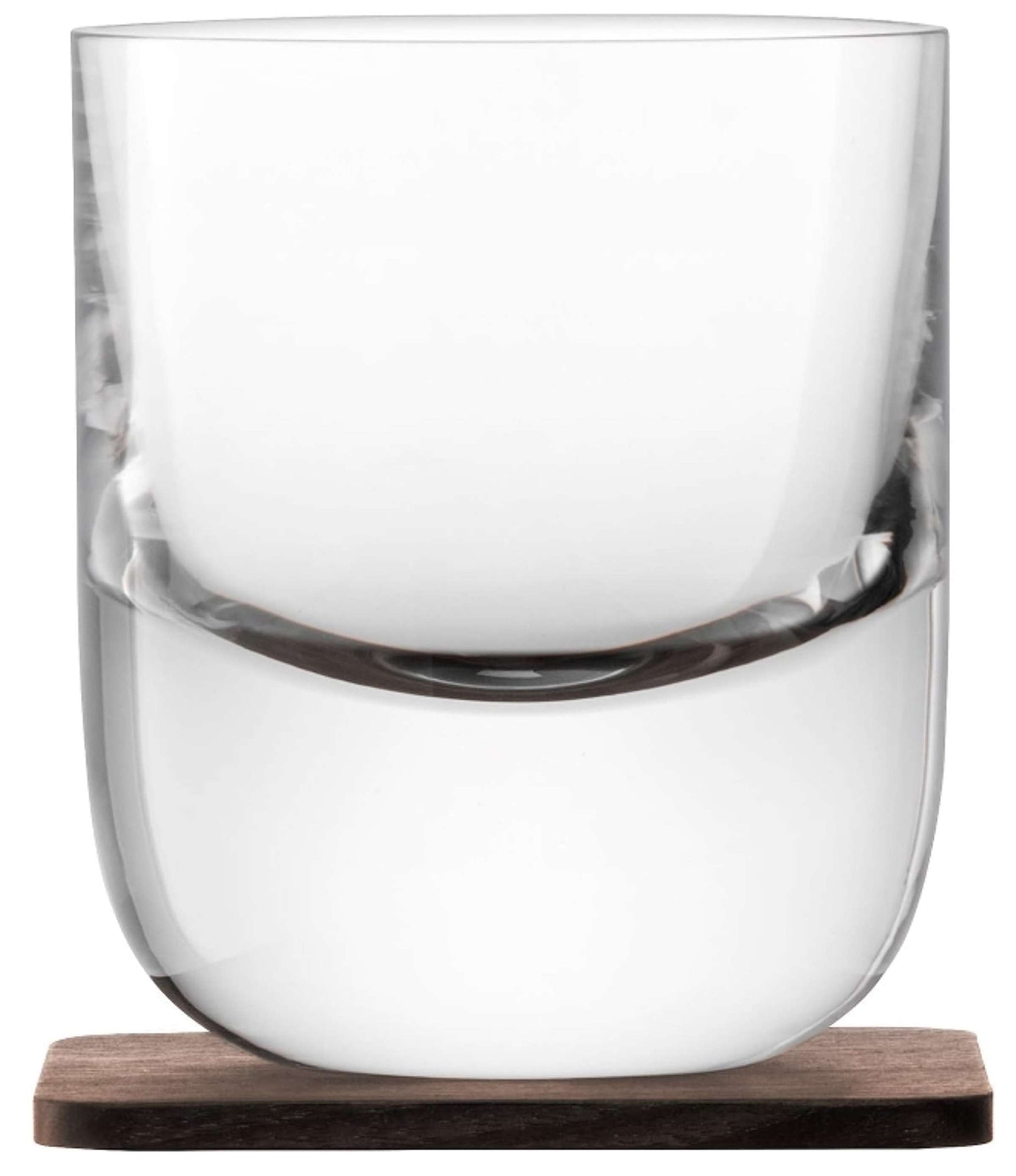 L.S.A. Whisky Tumbler 27 Cl with Coaster - 2 Pieces
