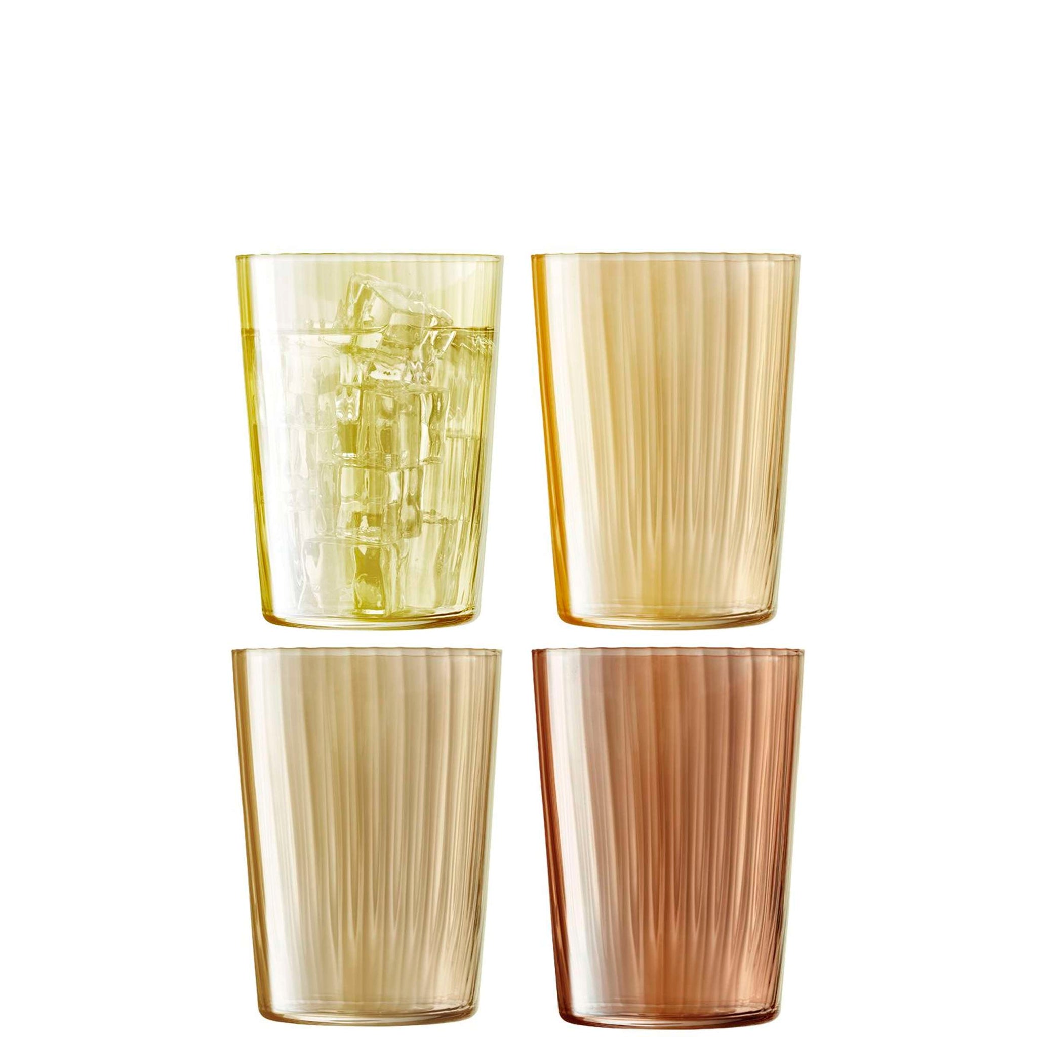 L.S.A. Gems Tumbler 56 Cl Sortiert Bernstein - 4 Stück
