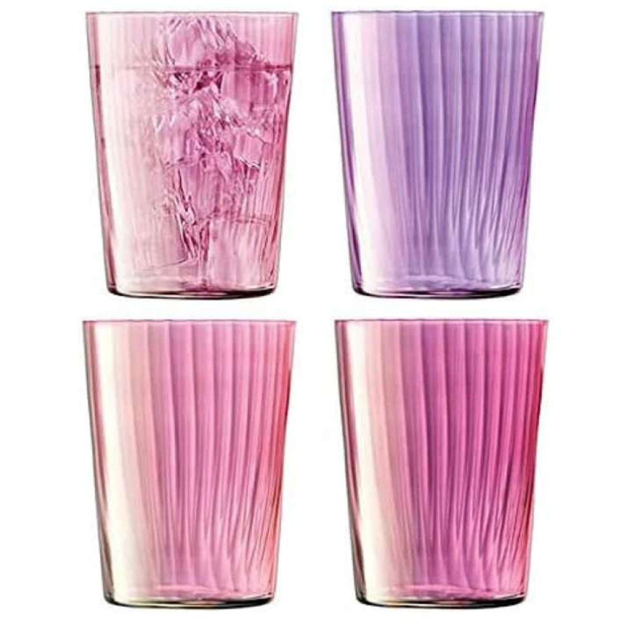 L.S.A. Gems Tumbler 56 Cl Sortiert Rosa - 4 Stück