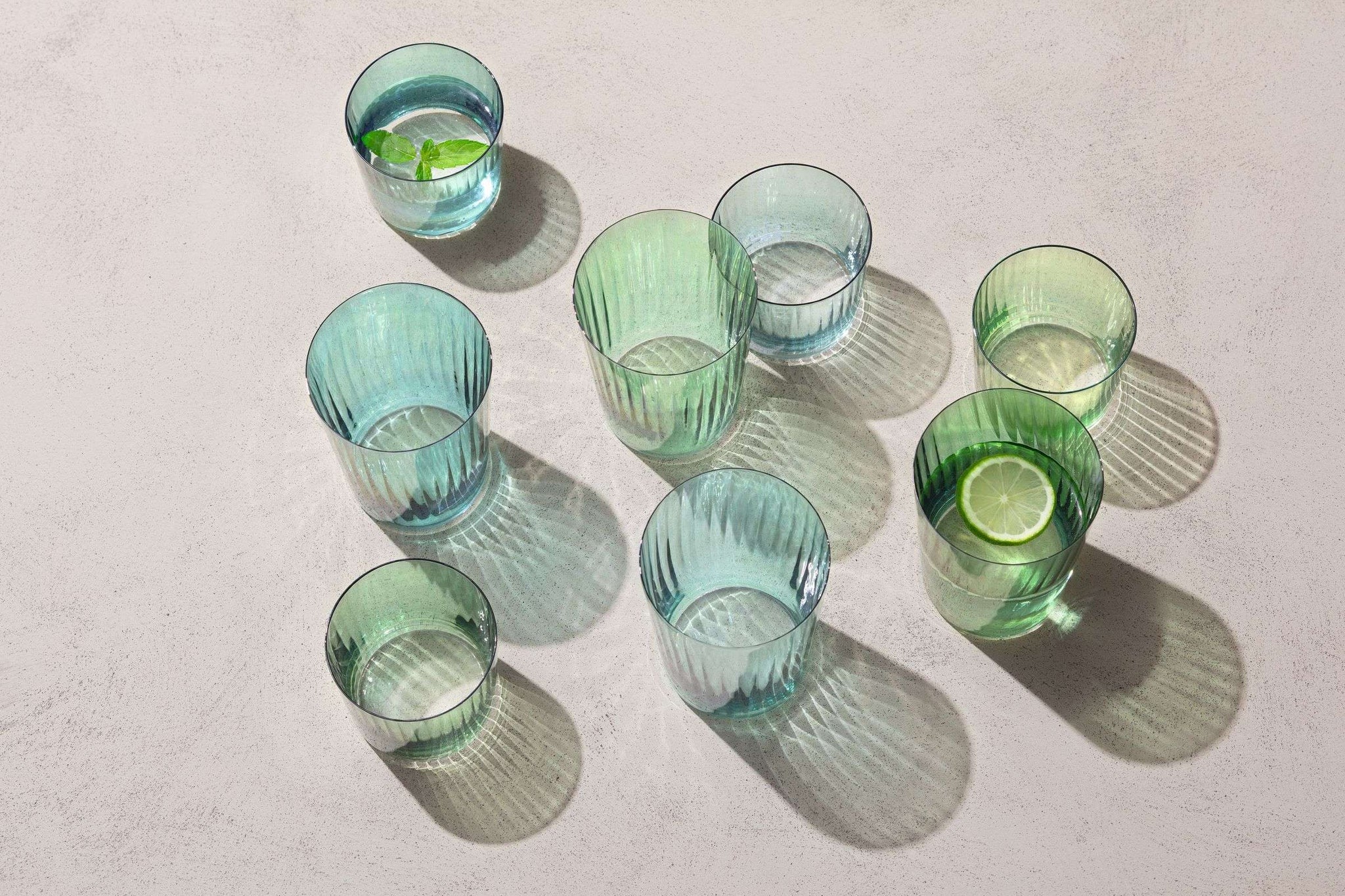 L.S.A. Gems Tumbler 56 Cl, sortiert, Grün – 4 Stück