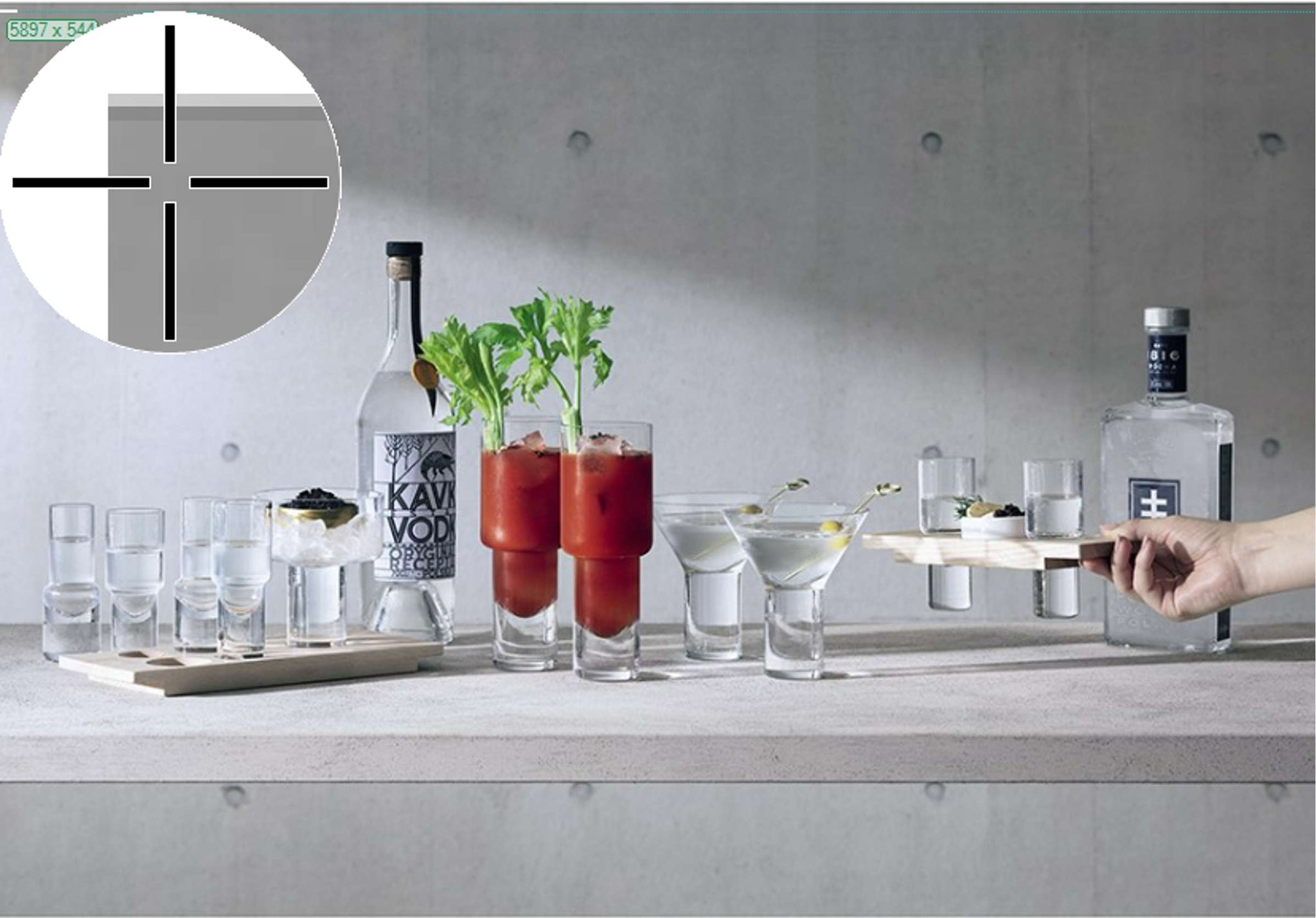 L.S.A. Wodka-Schnapsglas 40 Cl - 2 Stück