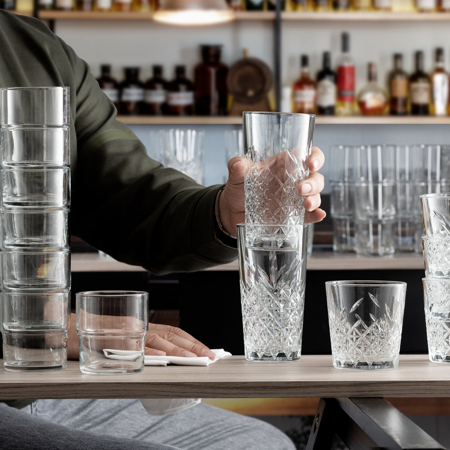 Pasabahce Timeless Longdrinkglas 35,5 Cl Stapelbaar - 6 Stuks - Glazen.nl