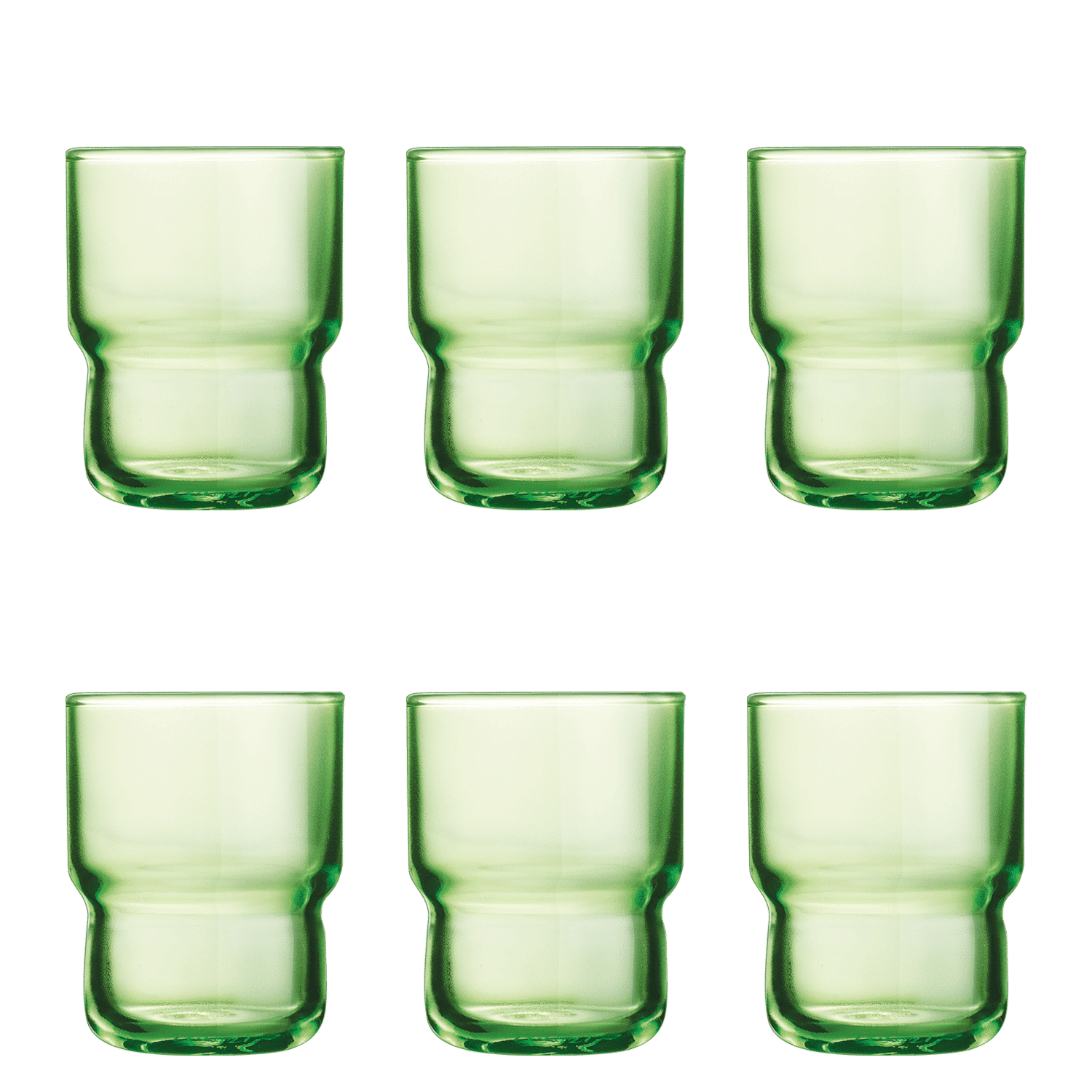 Arcoroc Log Tumbler 16 Cl Groen - 6 Stuks - Glazen.nl