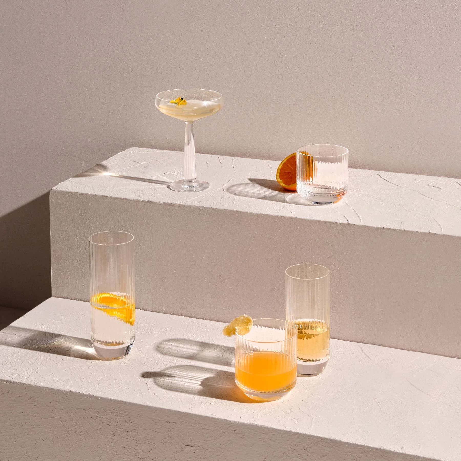 Nude Glass Big Top Tumbler 32 Cl - 6 Stuks - Glazen.nl