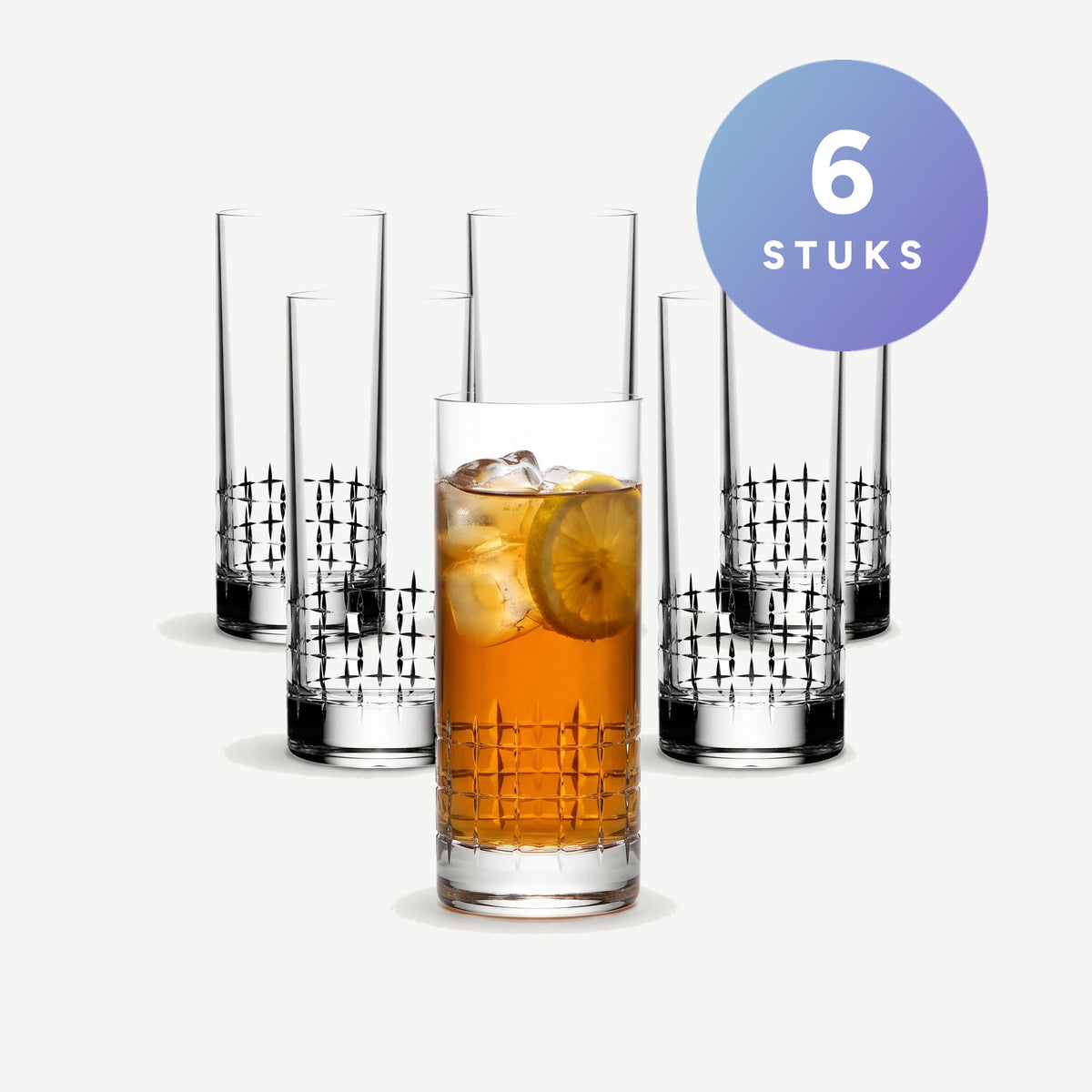 Lehmann Eclat Longdrinkglas 38 Cl set van 6 glazen