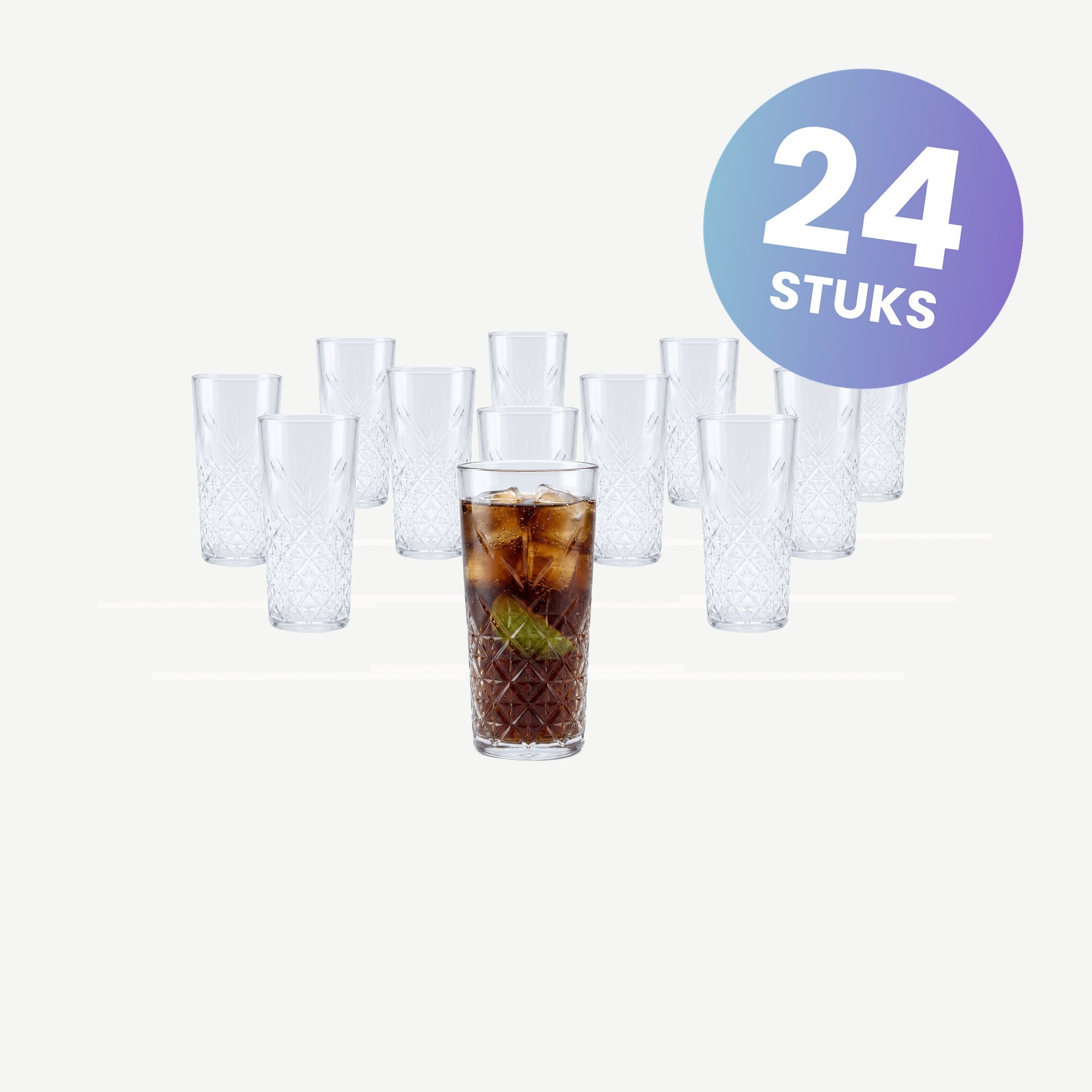 Bar Professional McGuire Longdrinkglas Kunststof 44 Cl - set van 24 glazen