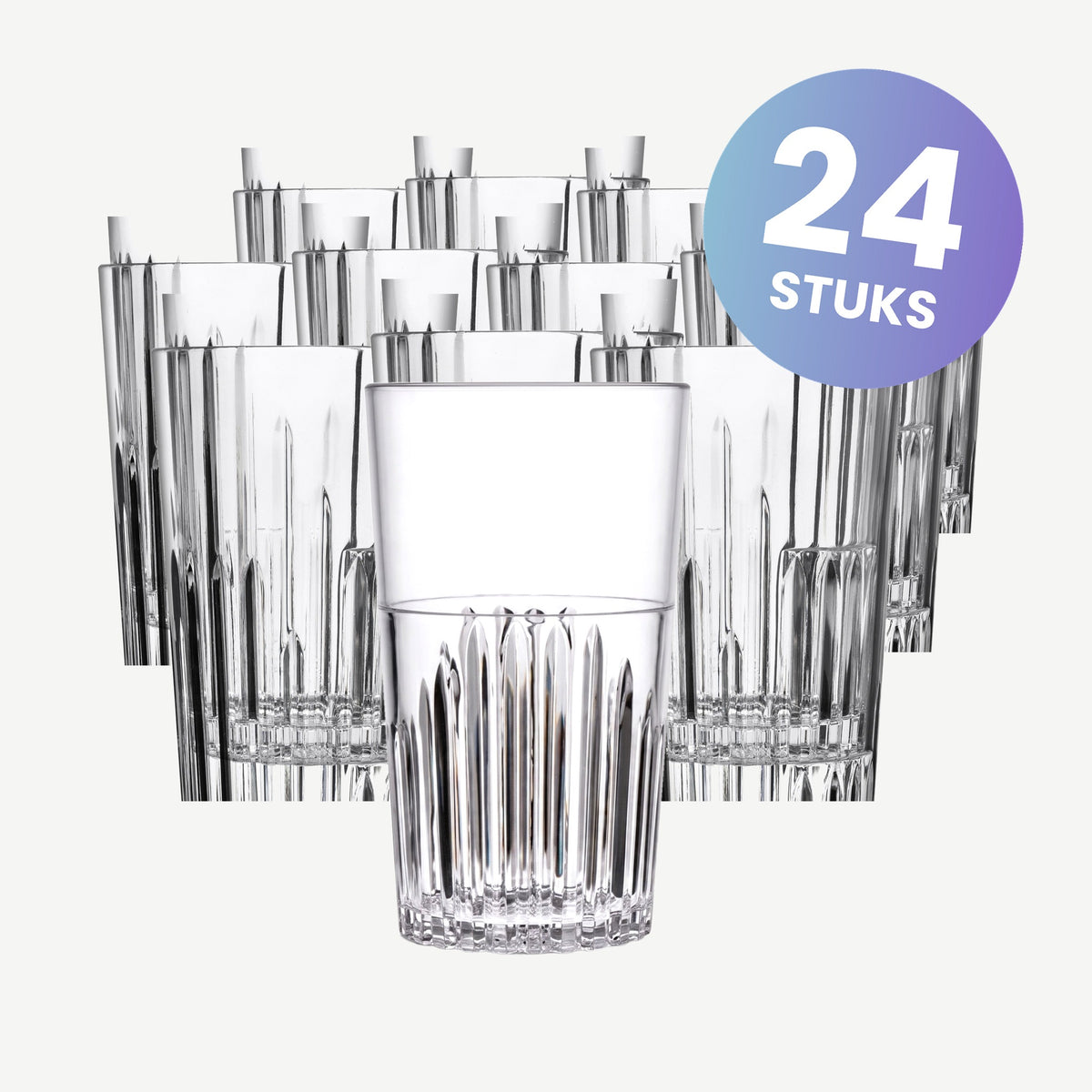 Bar Professional Milano Cooler Longdrinkglas 48 Cl Onbreekbaar - set van 24 glazen