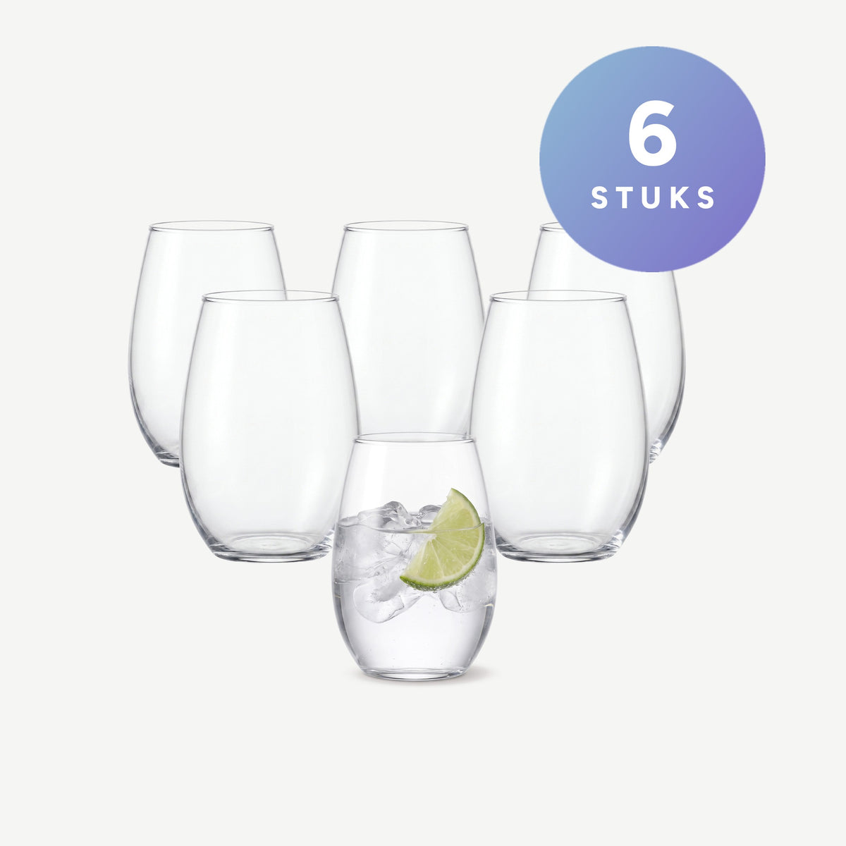 Bar Professional Summertime Onbreekbare Tumbler 51 Cl - 6 Stuks set van 6