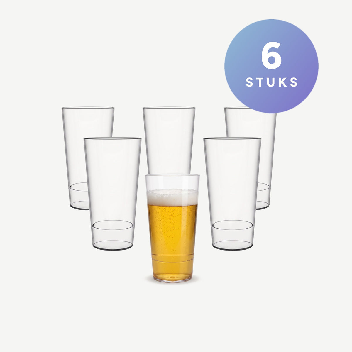 Bar Professional Urban Tumbler Kunststof 60 Cl - 32 Stuks set van 6