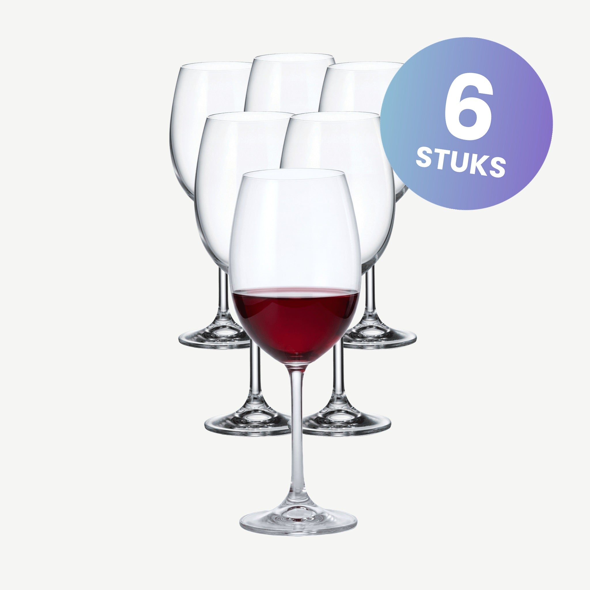 Bohemia Colibri Wijnglas 45 Cl - set van 6 glazen