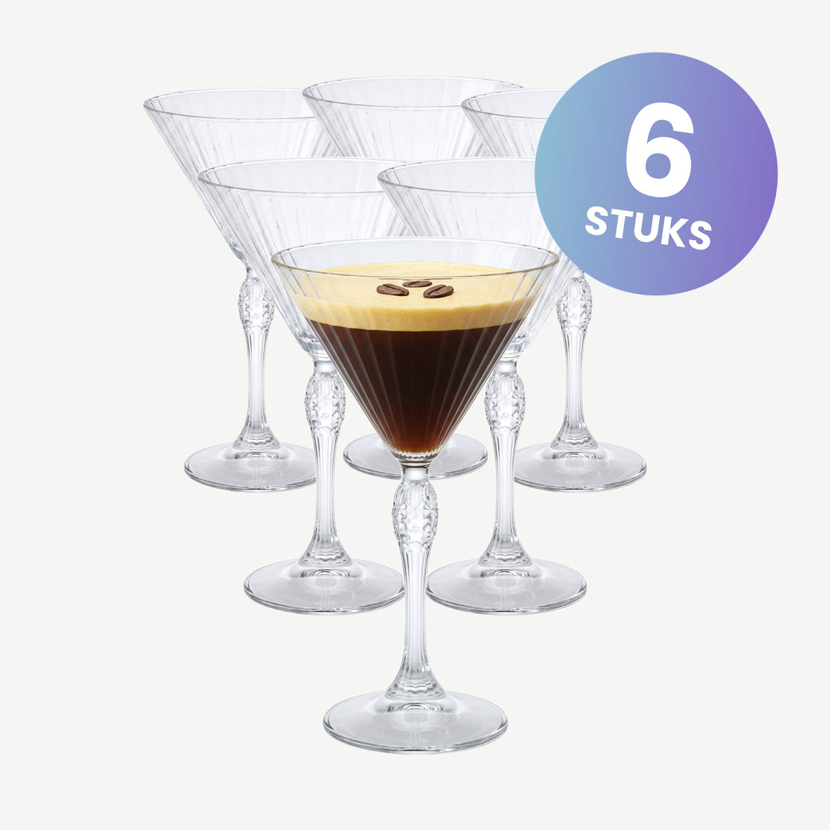 Bormioli Rocco America'20S Martiniglas 24,5 Cl - set van 6 glazen