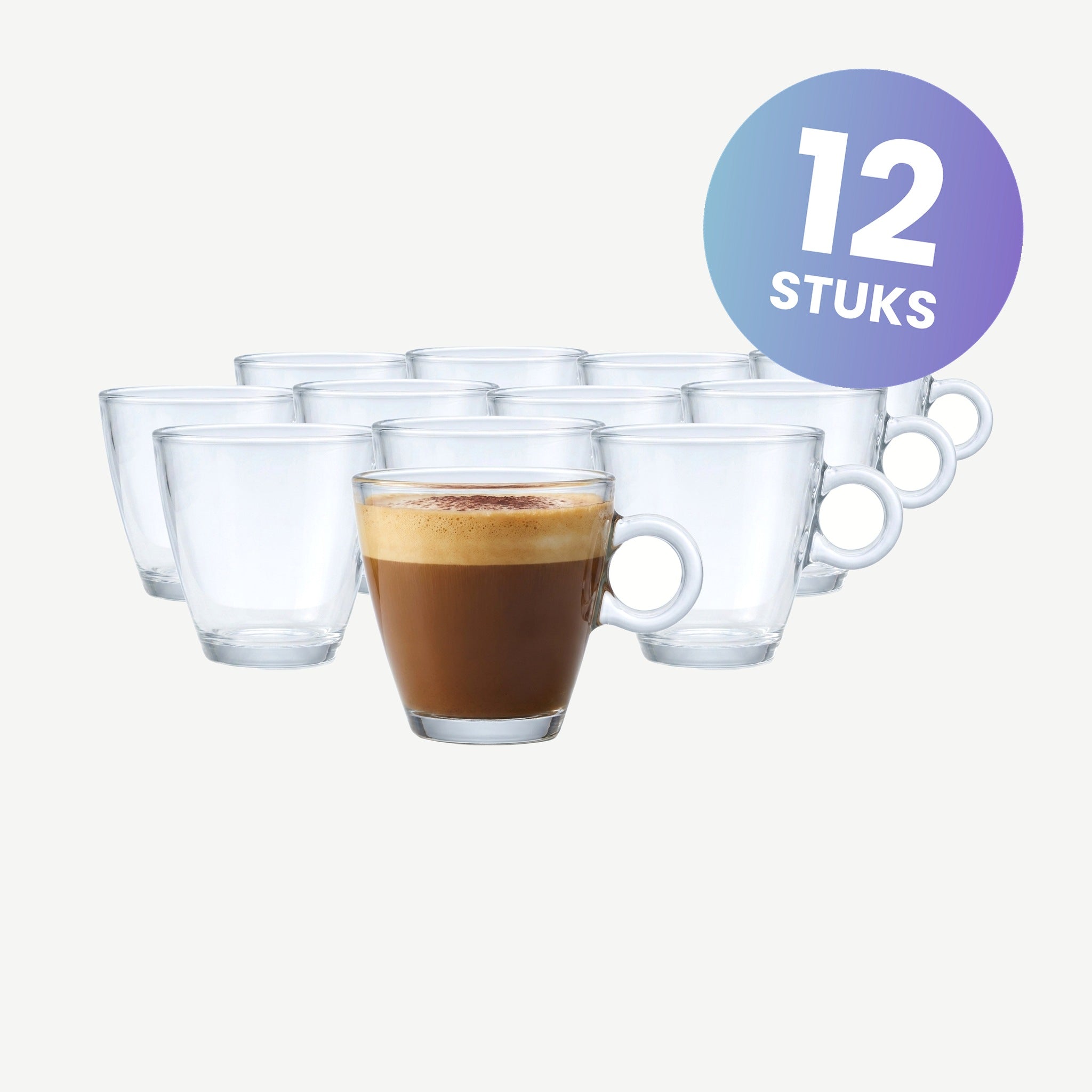 Bormioli Rocco Easy Bar Cappuccinokop 22 Cl - set van 12 glazen