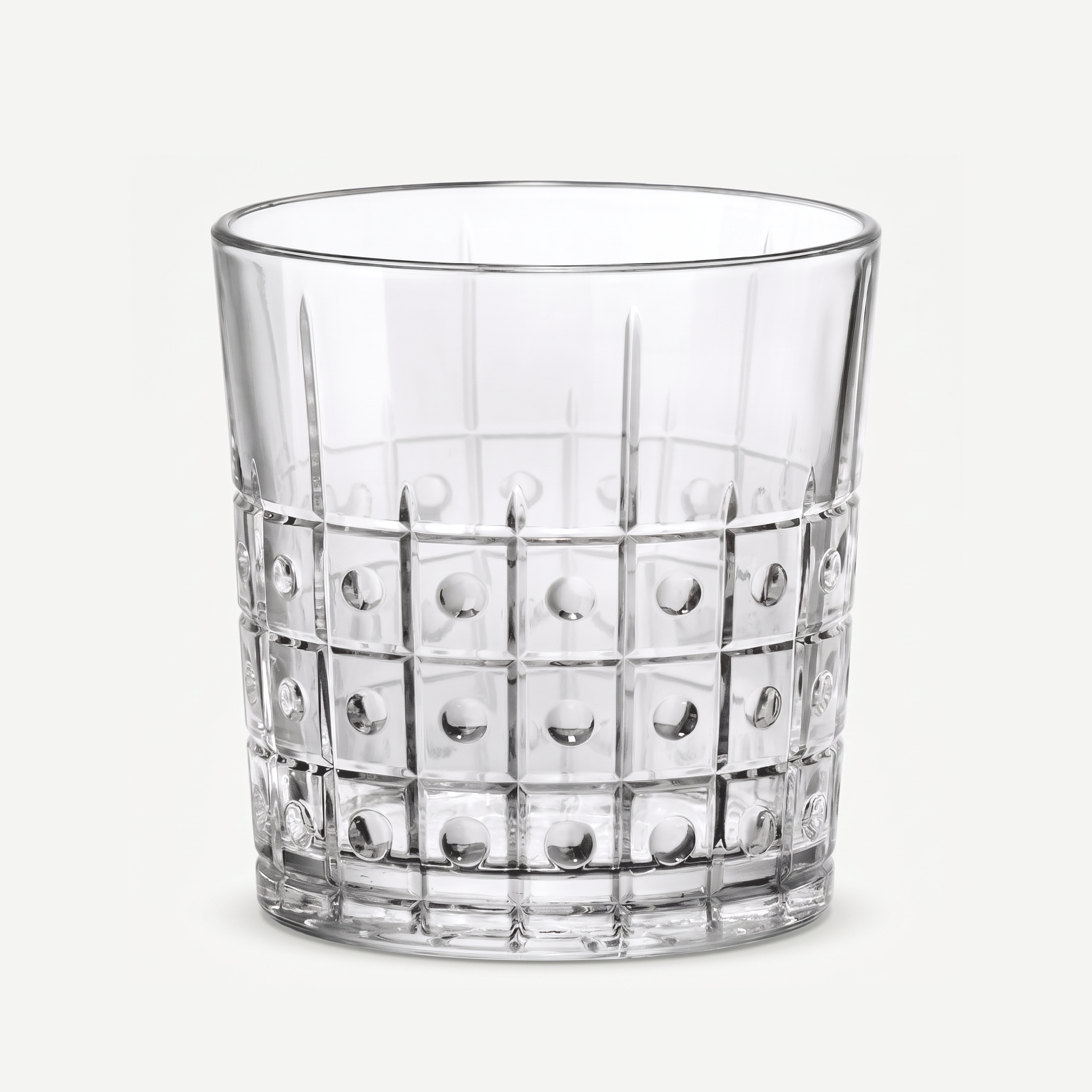 Bormioli Rocco Este tumbler 30 cl leeg, glas met ruitmotief