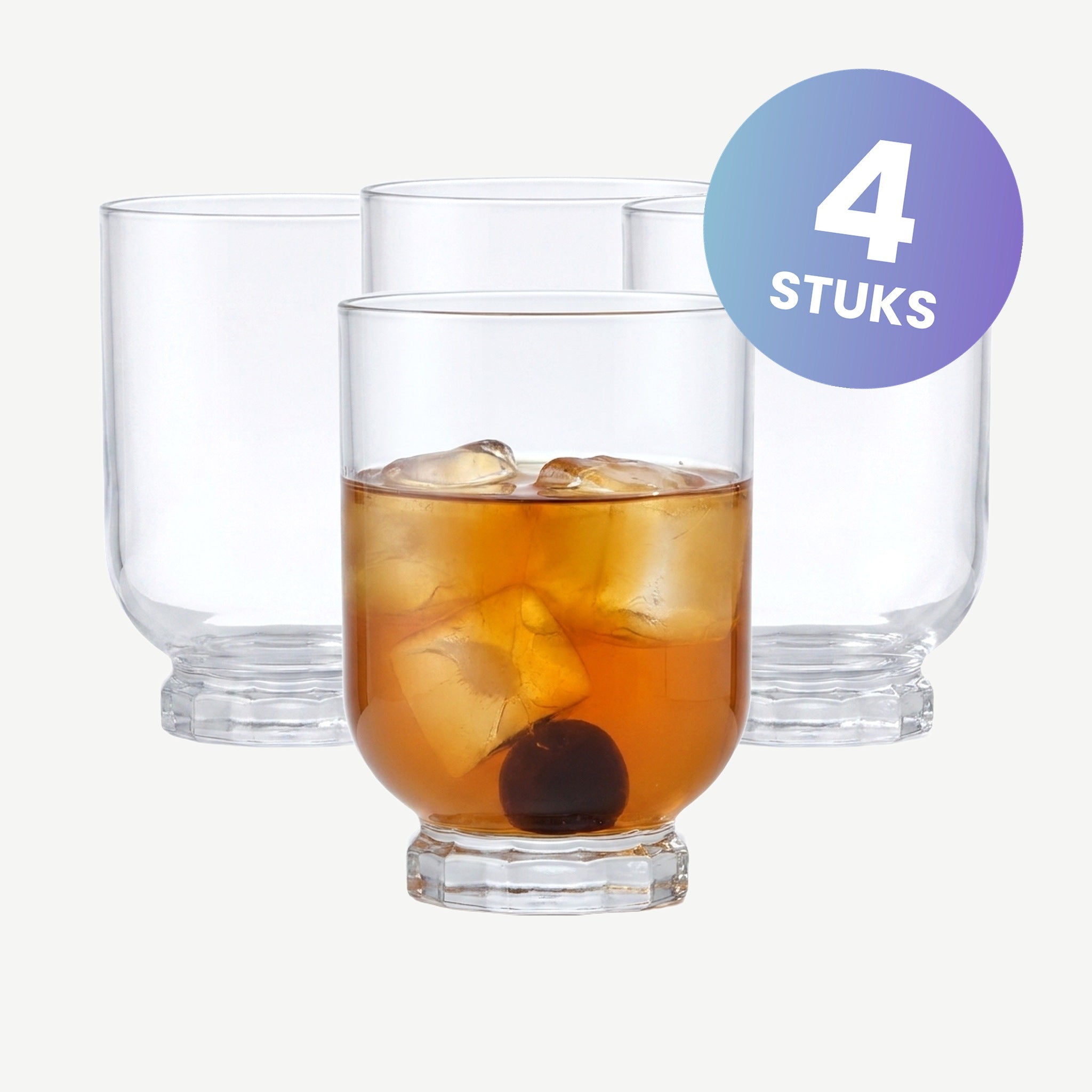 Bormioli Rocco Florian Tumbler 37,5 Cl - set van 4 glazen