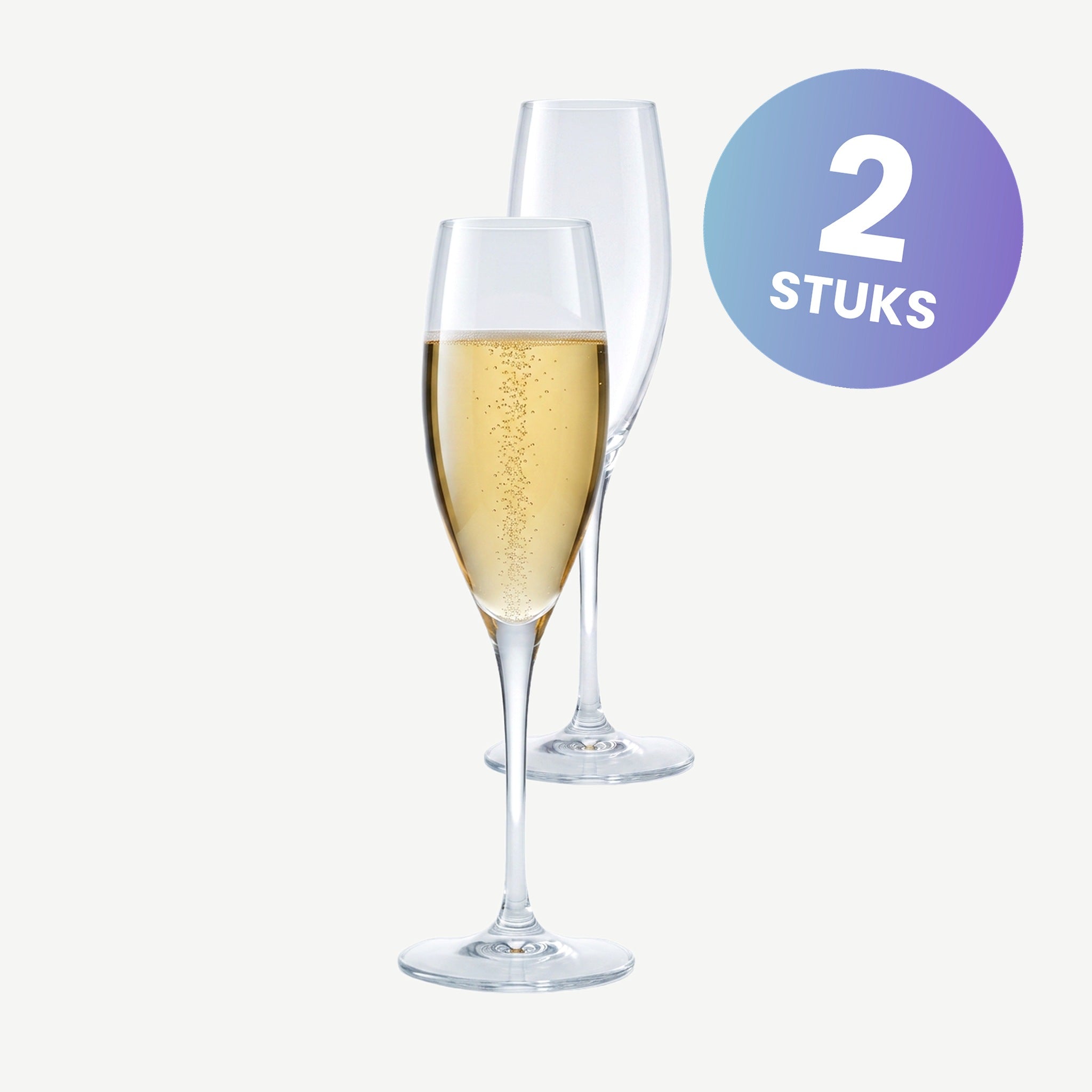 Bormioli Rocco Galileo Champagneglas / Flute 26 Cl - set van 2 glazen
