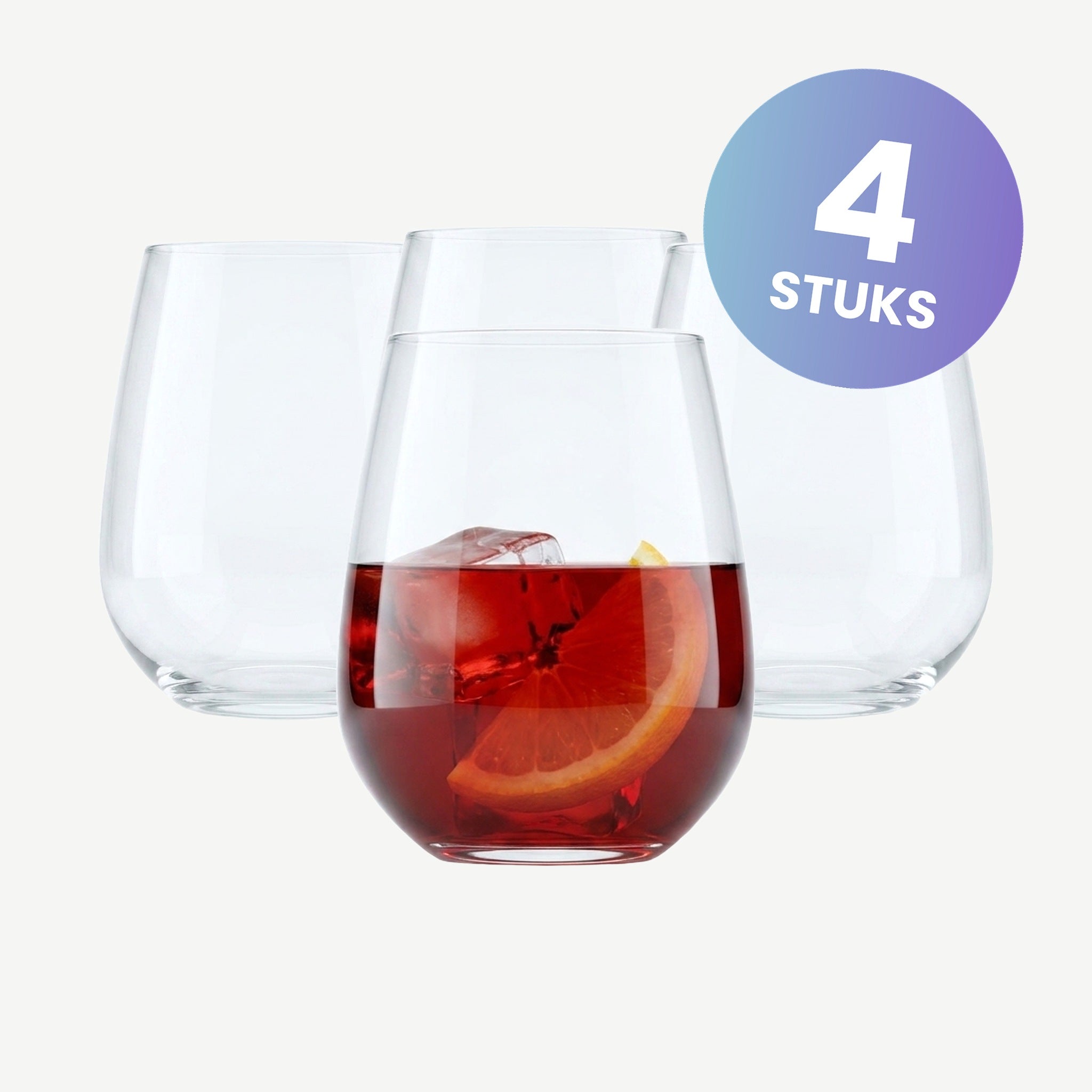 Bormioli Rocco Planeo Tumbler 36 Cl - set van 4 glazen