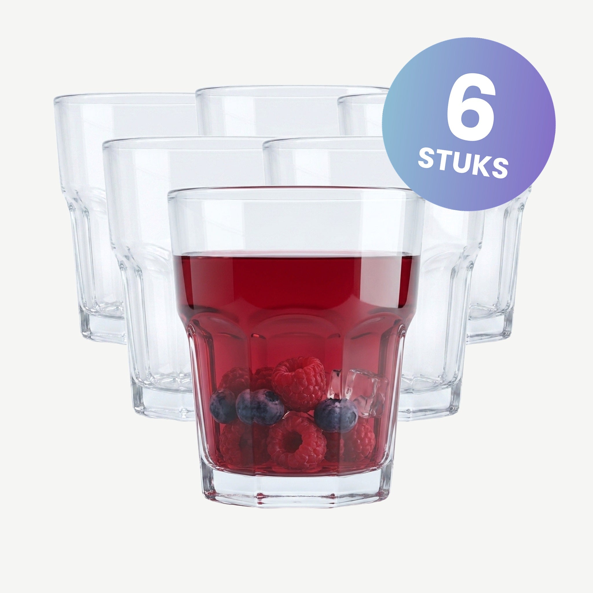 Bormioli Rocco Rock Bar Tumbler 27 Cl Stapelbaar - set van 6 glazen