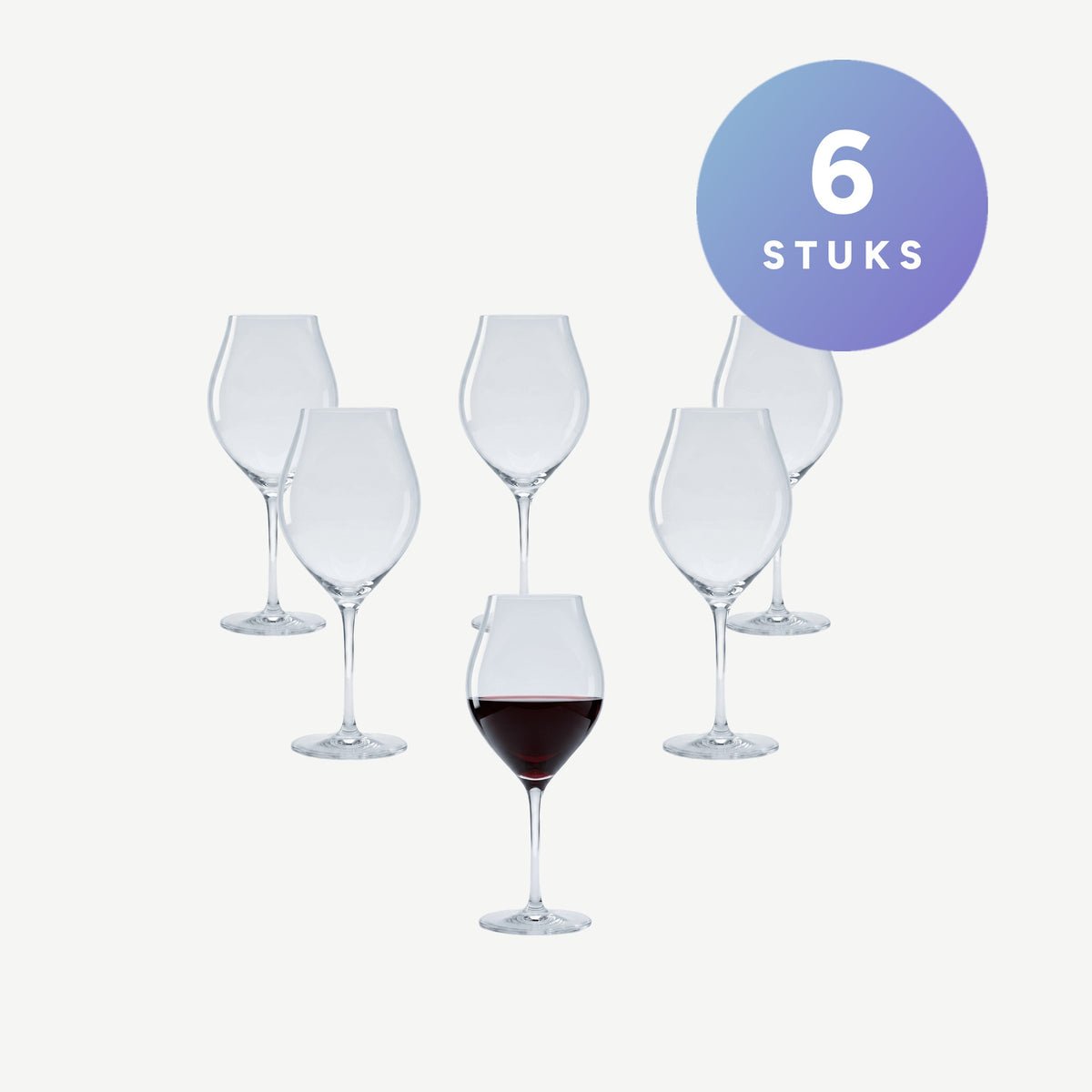 Set van 6 stuks Chef & Sommelier Exaltation Wijnglas 55 Cl