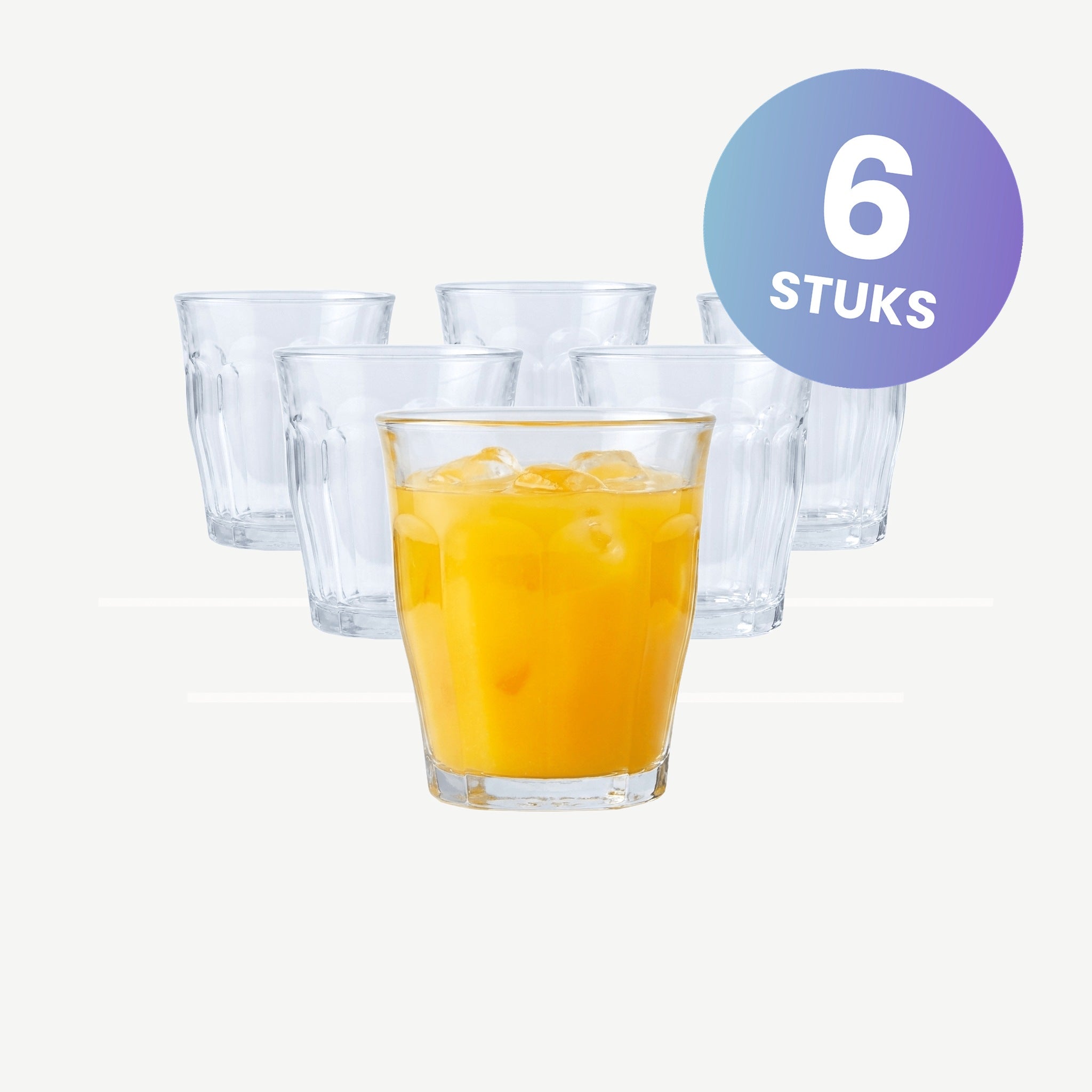 Duralex Picardie Tumbler 16 Cl - set van 6 glazen