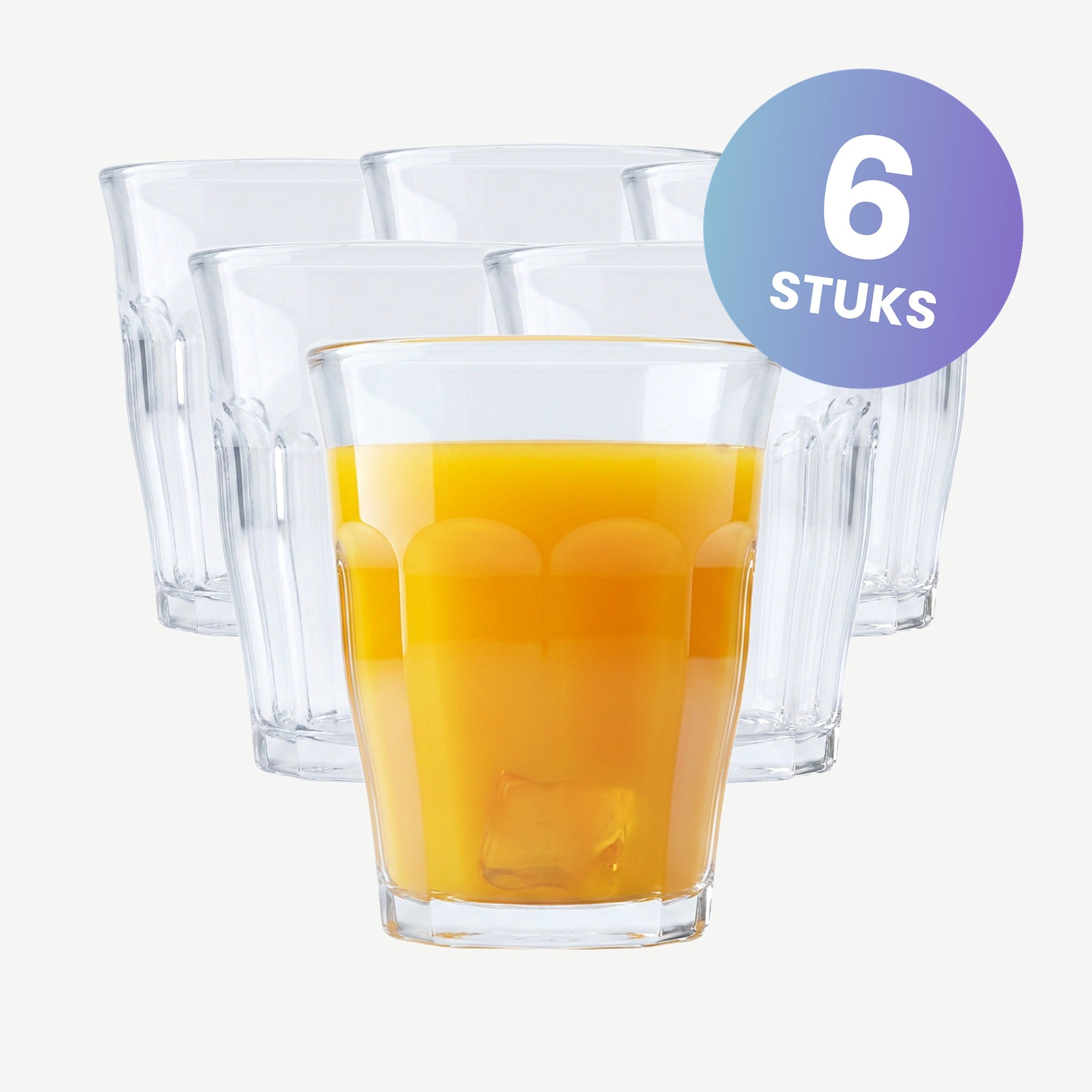 Duralex Picardie Tumbler 9 Cl - set van 6 glazen