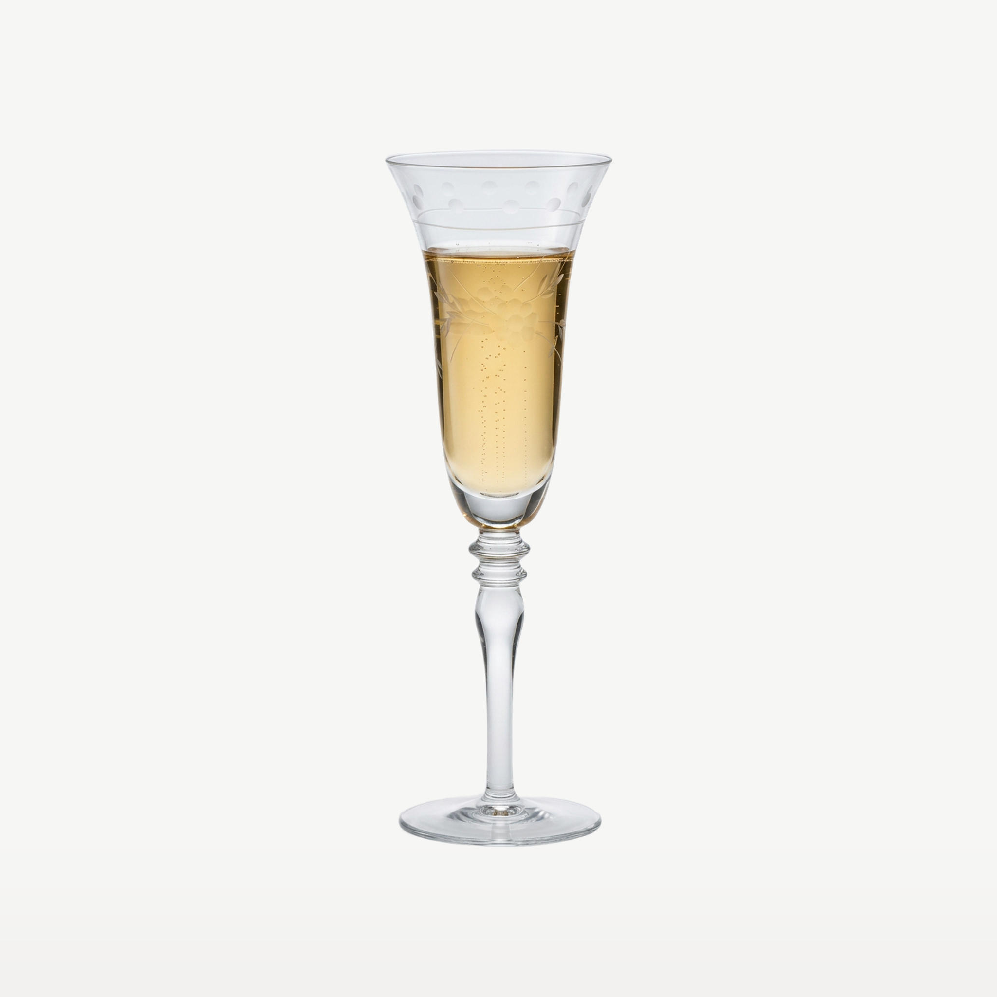 J-Line Champagneglas Gegraveerd Transparant - Glazen.nl