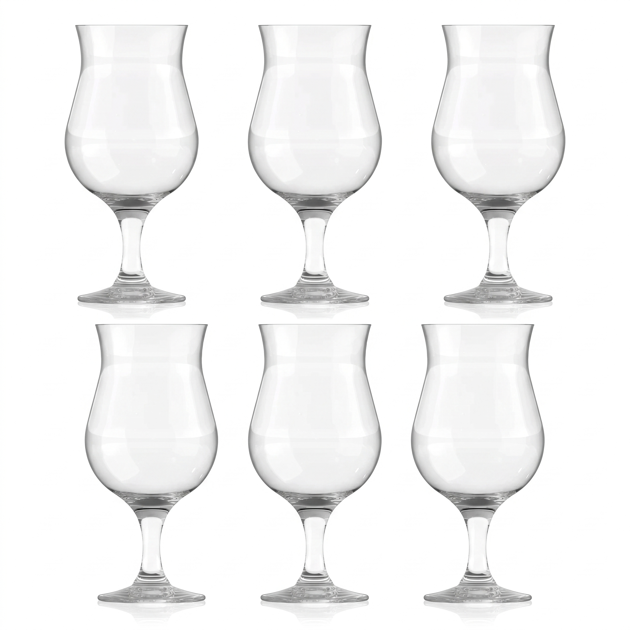 Onis Perfection Bierglas 39 cl op voet - set van 6 stuks