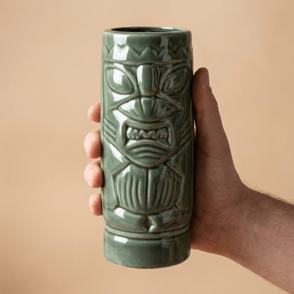 Tiki Beker Mean Green 50 Cl - Glazen.nl