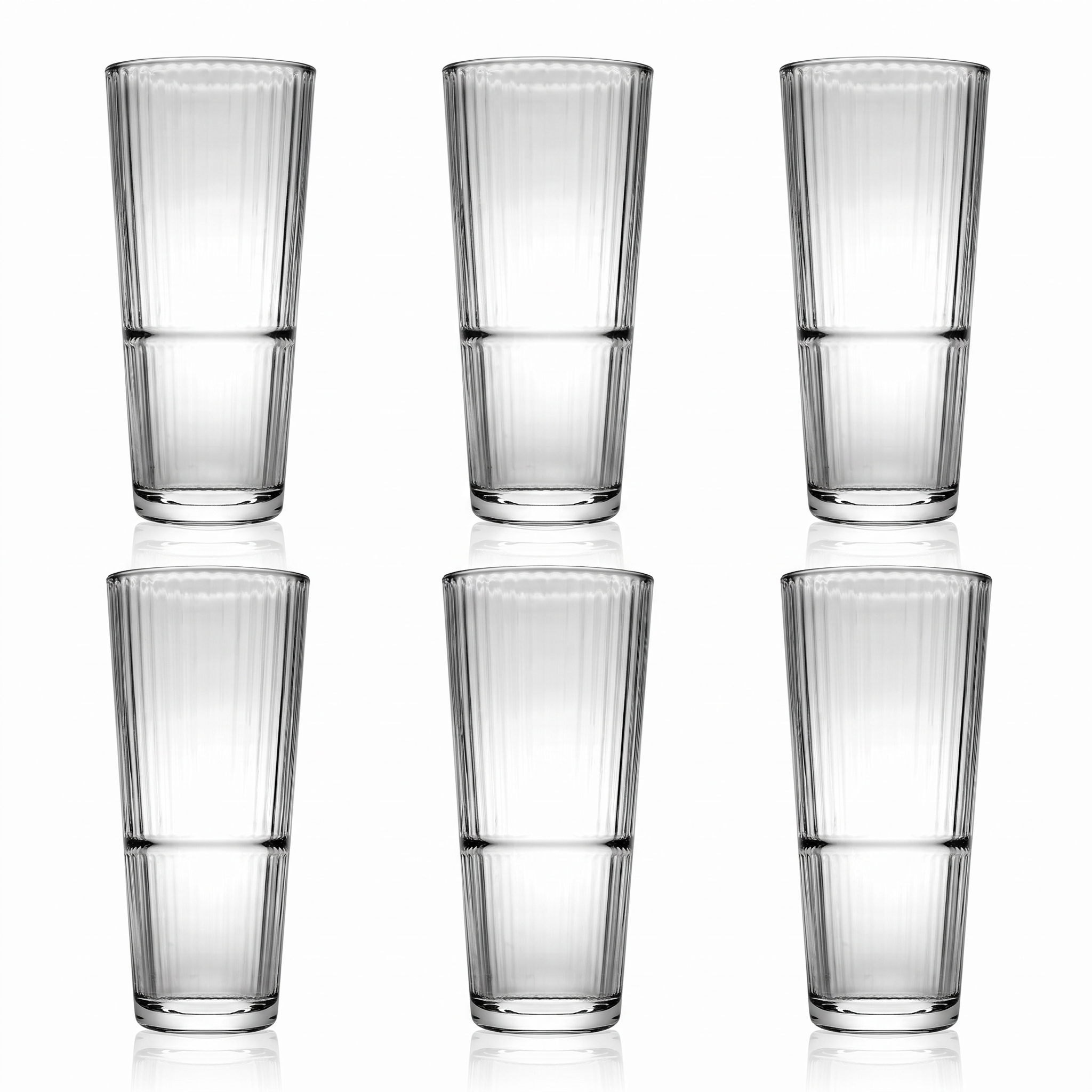 Pasabahce Grande Sunray Longdrinkglas 29,5 cl set van 6