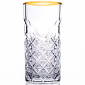 Pasabahce Timeless Longdrinkglas 29,5 cl Goldrand – 4 Stück