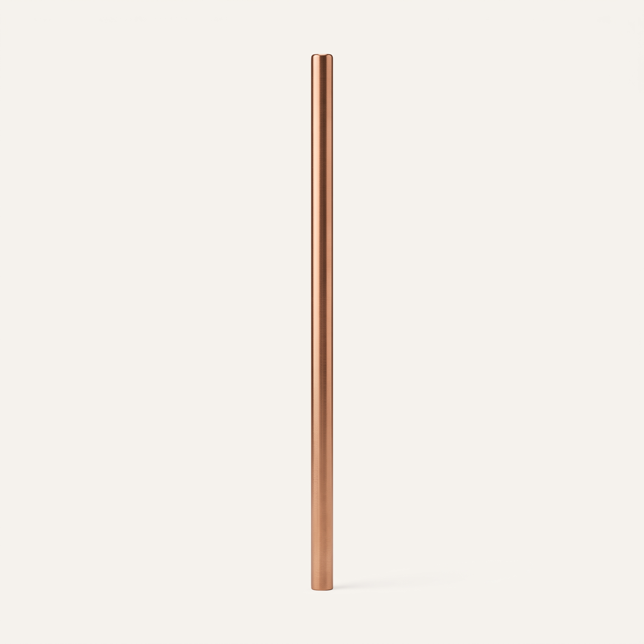 Bar Professional Rietje Recht Koper 6 mm 21 cm
