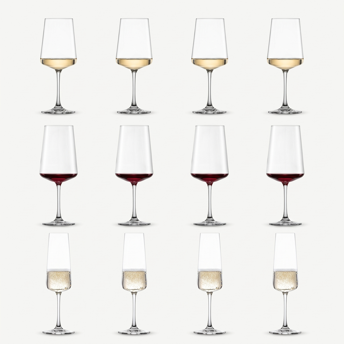 Schott Zwiesel MioVino set van twaalf glazen gevuld