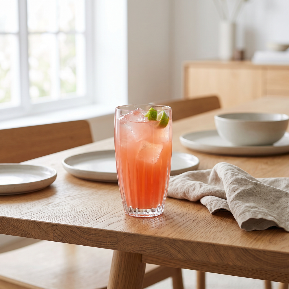 J-Line Cocktailglas 68 Cl Acryl Transparent – 4 Stück