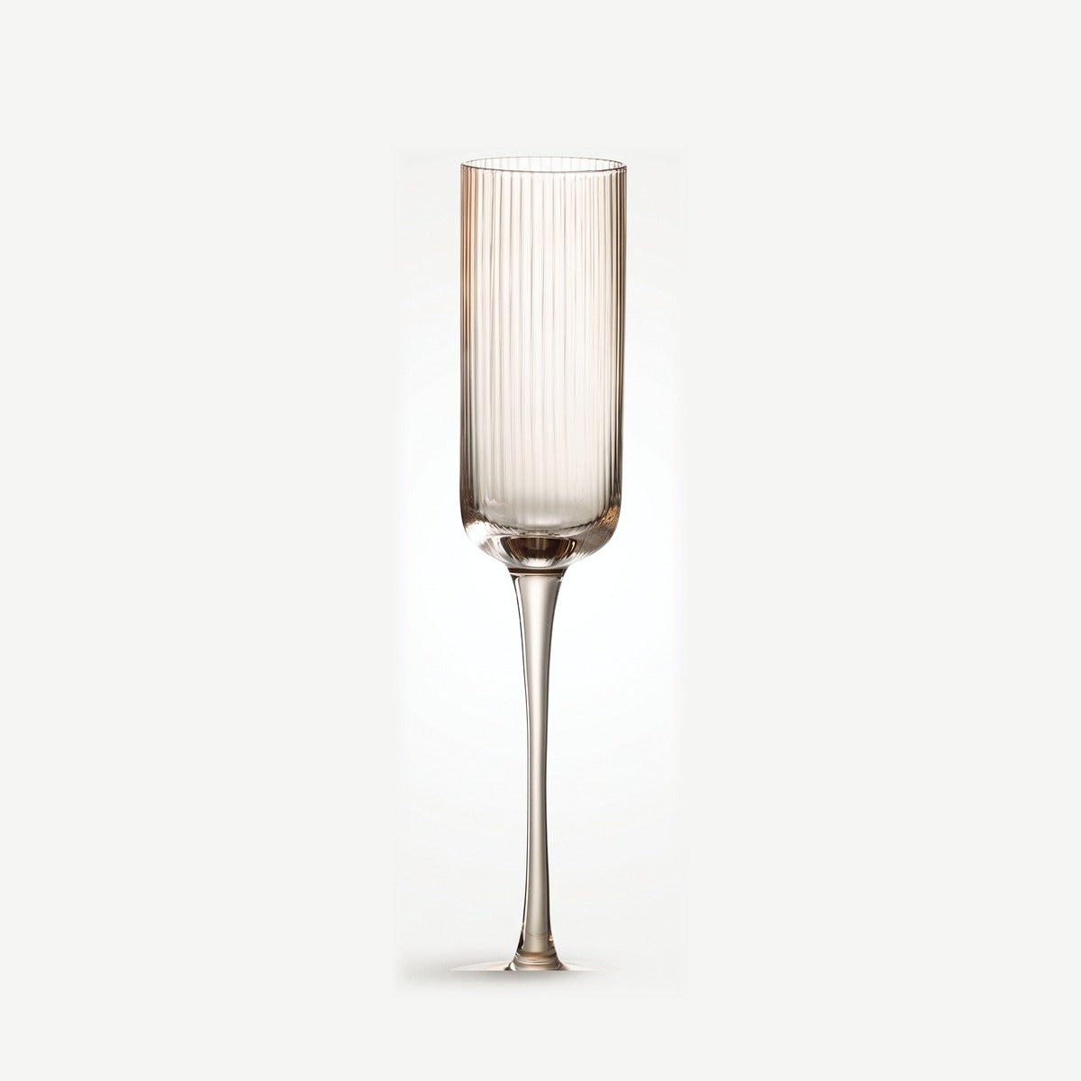 J-Line Louise Champagneglas Amber leeg