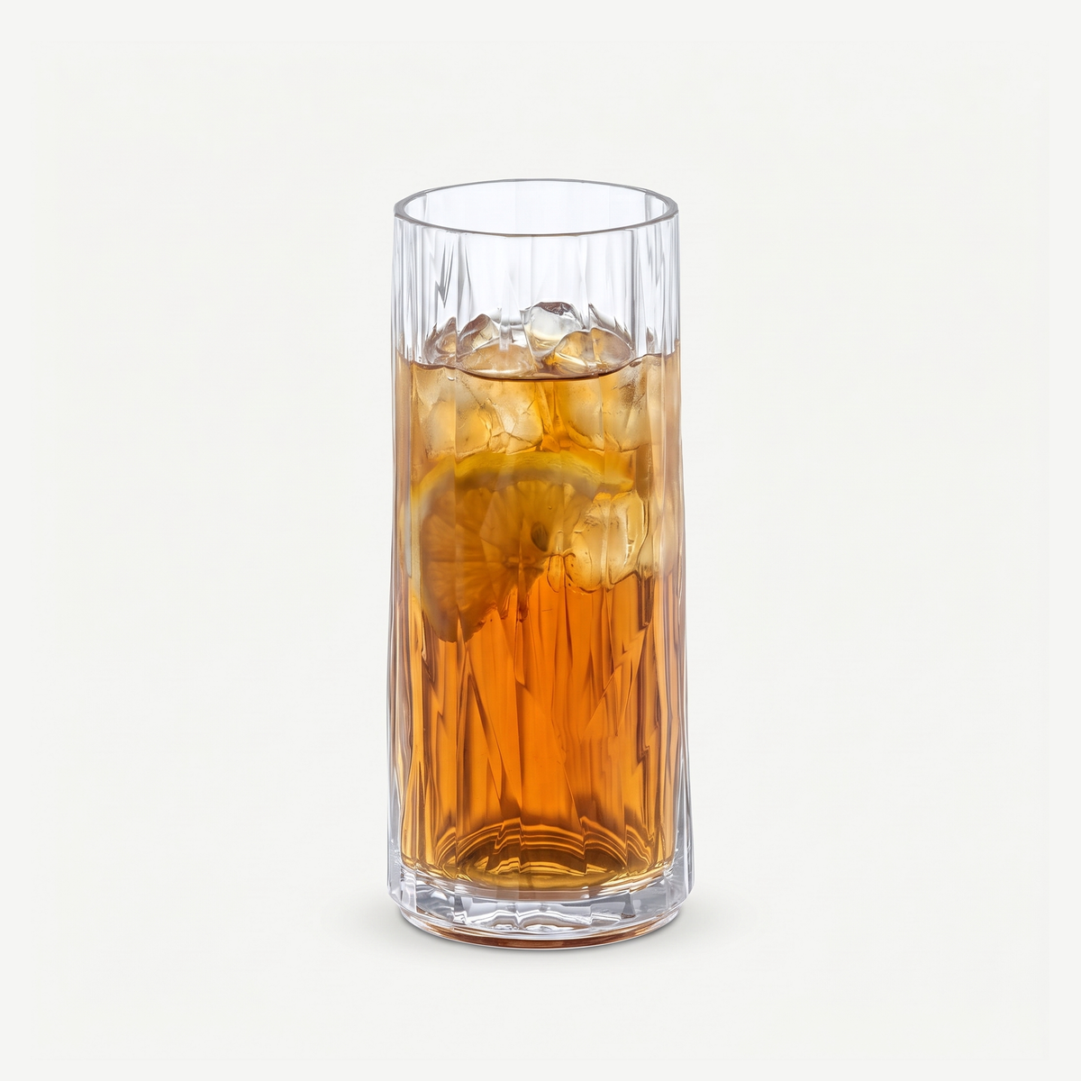 Koziol Superglas Club No. 03 Longdrinkglas 25 Cl - 2 Stuks gevuld op gebroken witte achtergrond