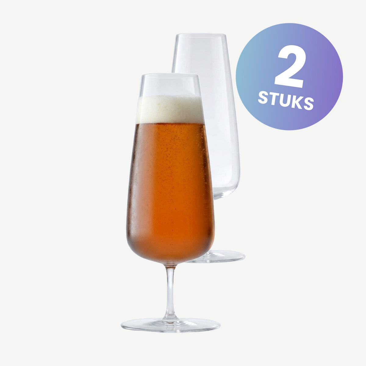 L.S.A. Bar Culture Bierglas 37 Cl - set van 2 glazen