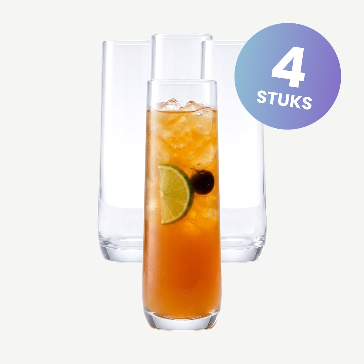 L.S.A. Borough Longdrinkglas 42 Cl - set van 4 glazen